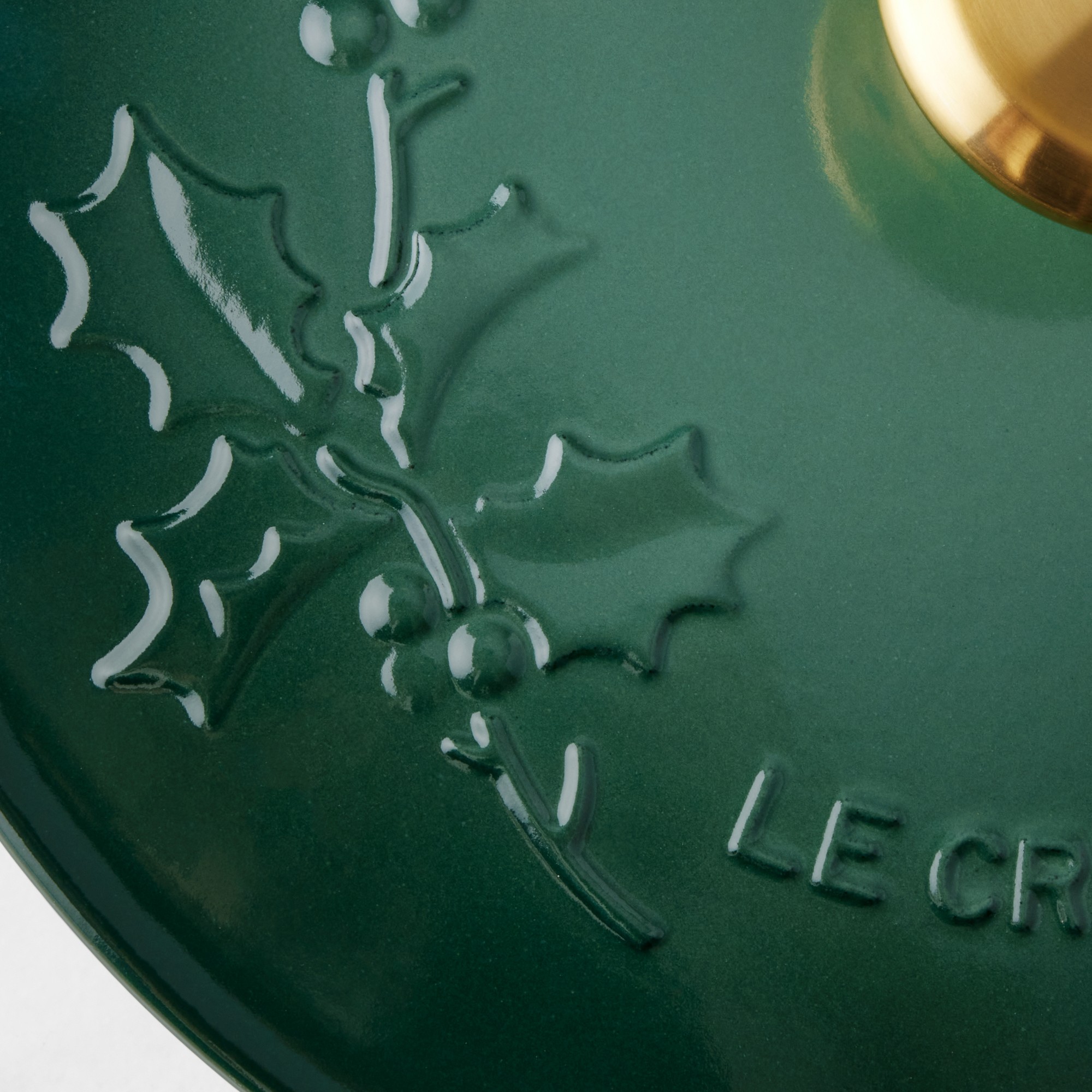 Le Creuset Enameled Cast Iron Holly Soup Pot, 4 1/2-Qt.