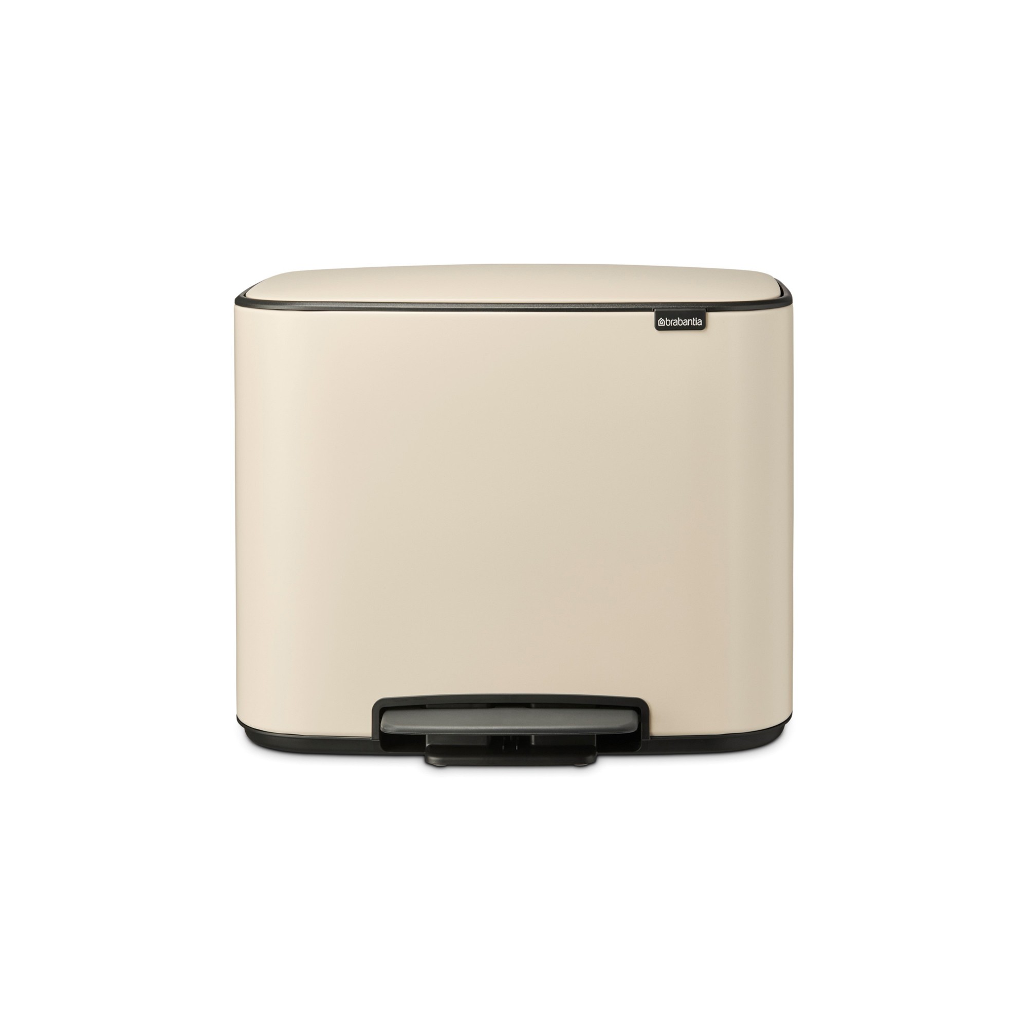 Brabantia Bo Step On Multi Compartment Recycling Trash Can, 3 x 3 Gallon