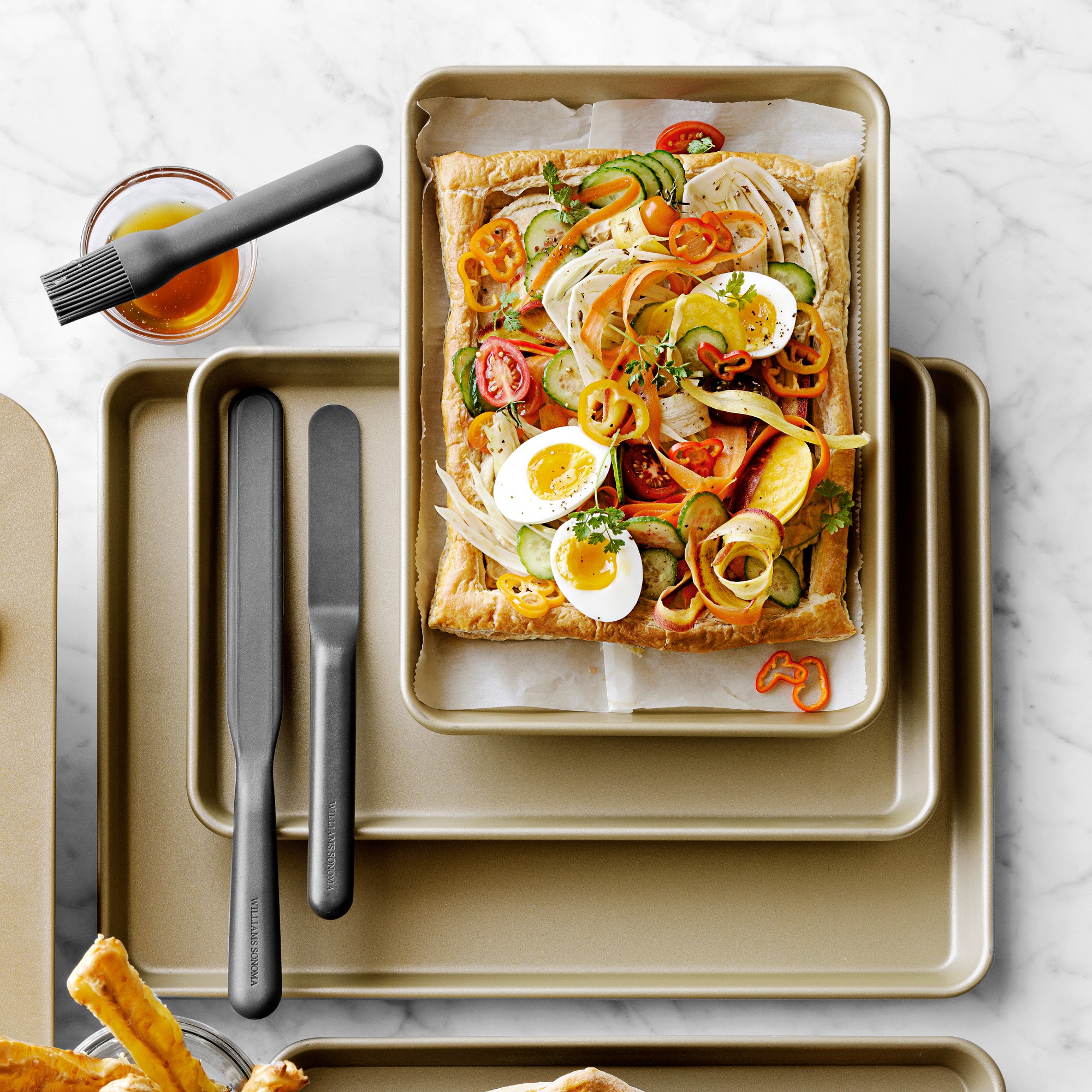 Williams Sonoma Goldtouch® Pro Nonstick Sheet Pan, Set of 3