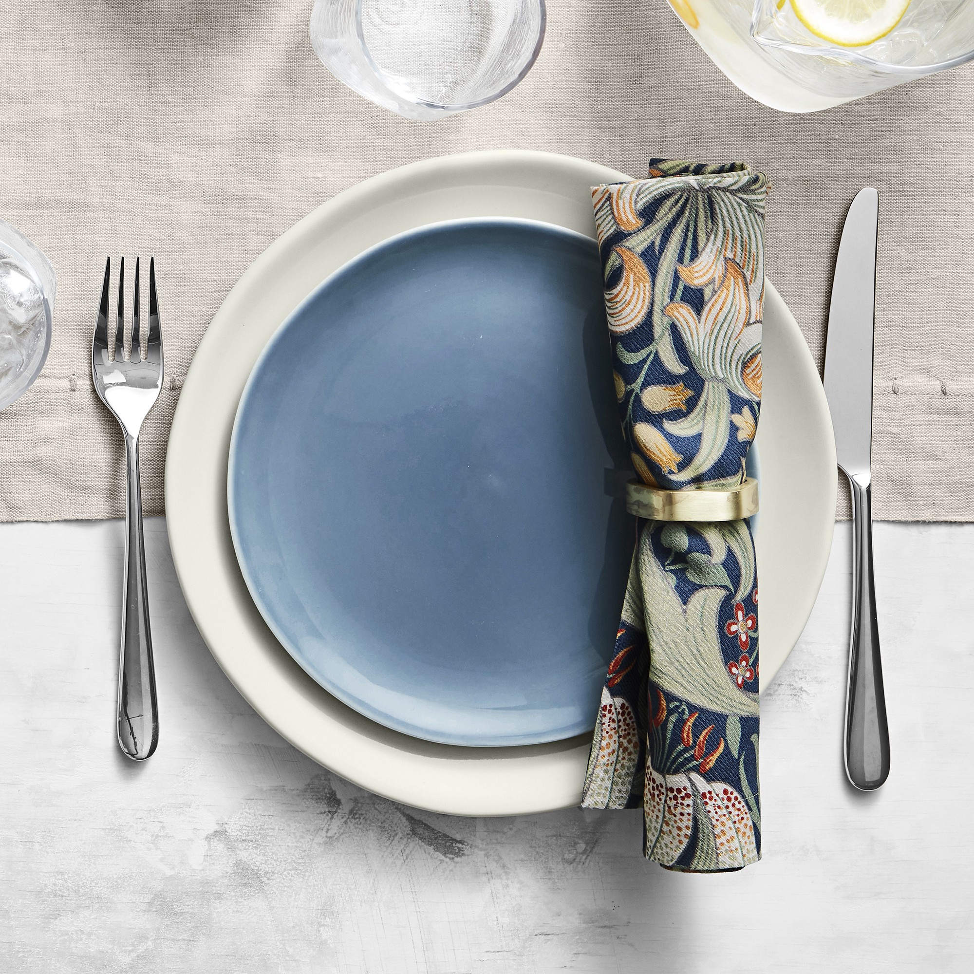 Morris & Co. x Williams Sonoma Golden Lily Napkins, Set of 4