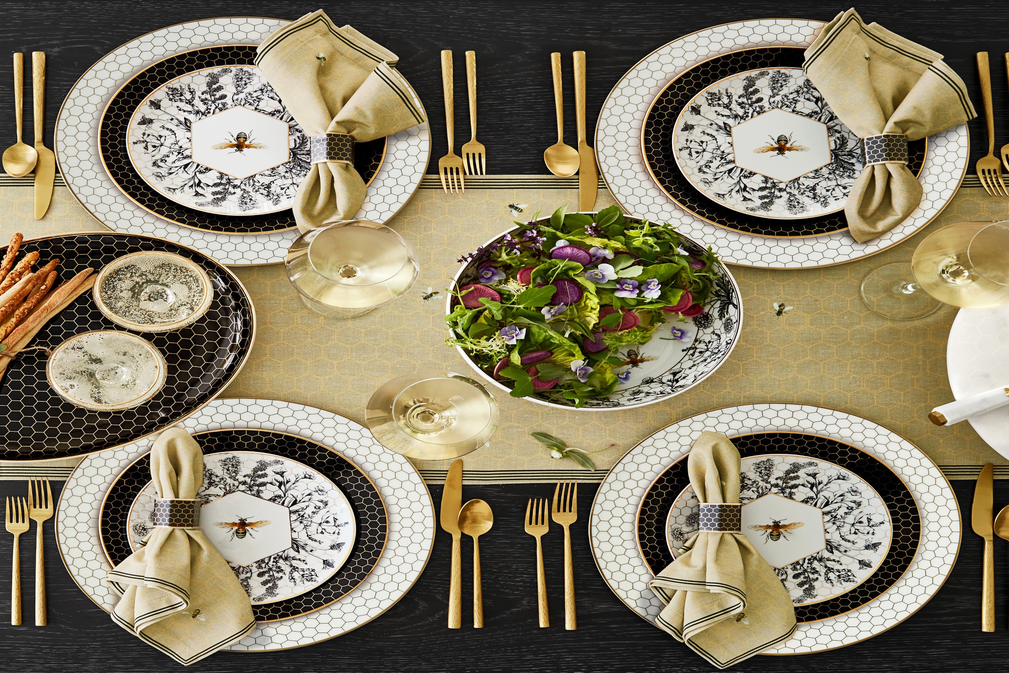 Honeycomb Oval Platter