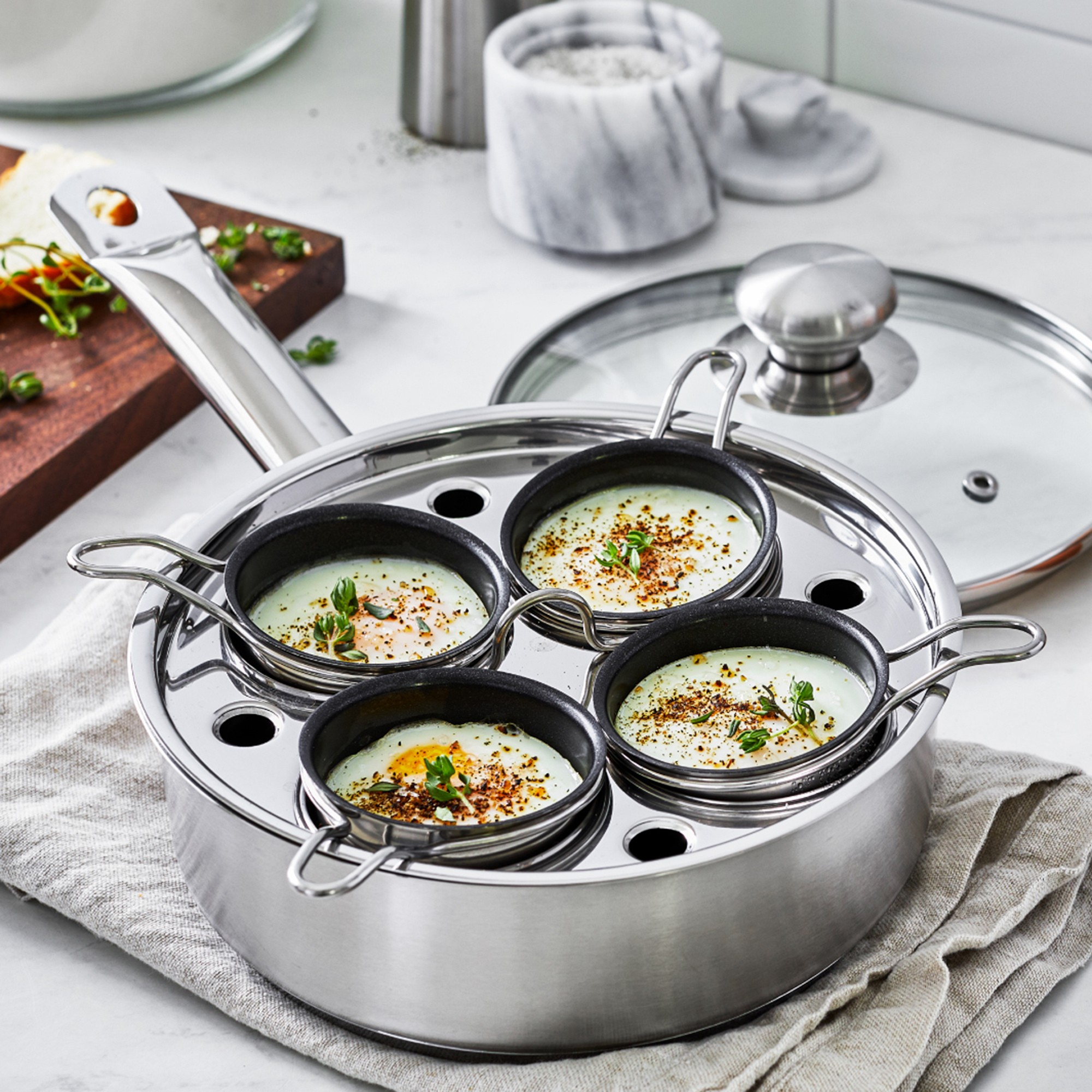 Demeyere Stainless Steel Egg Poacher