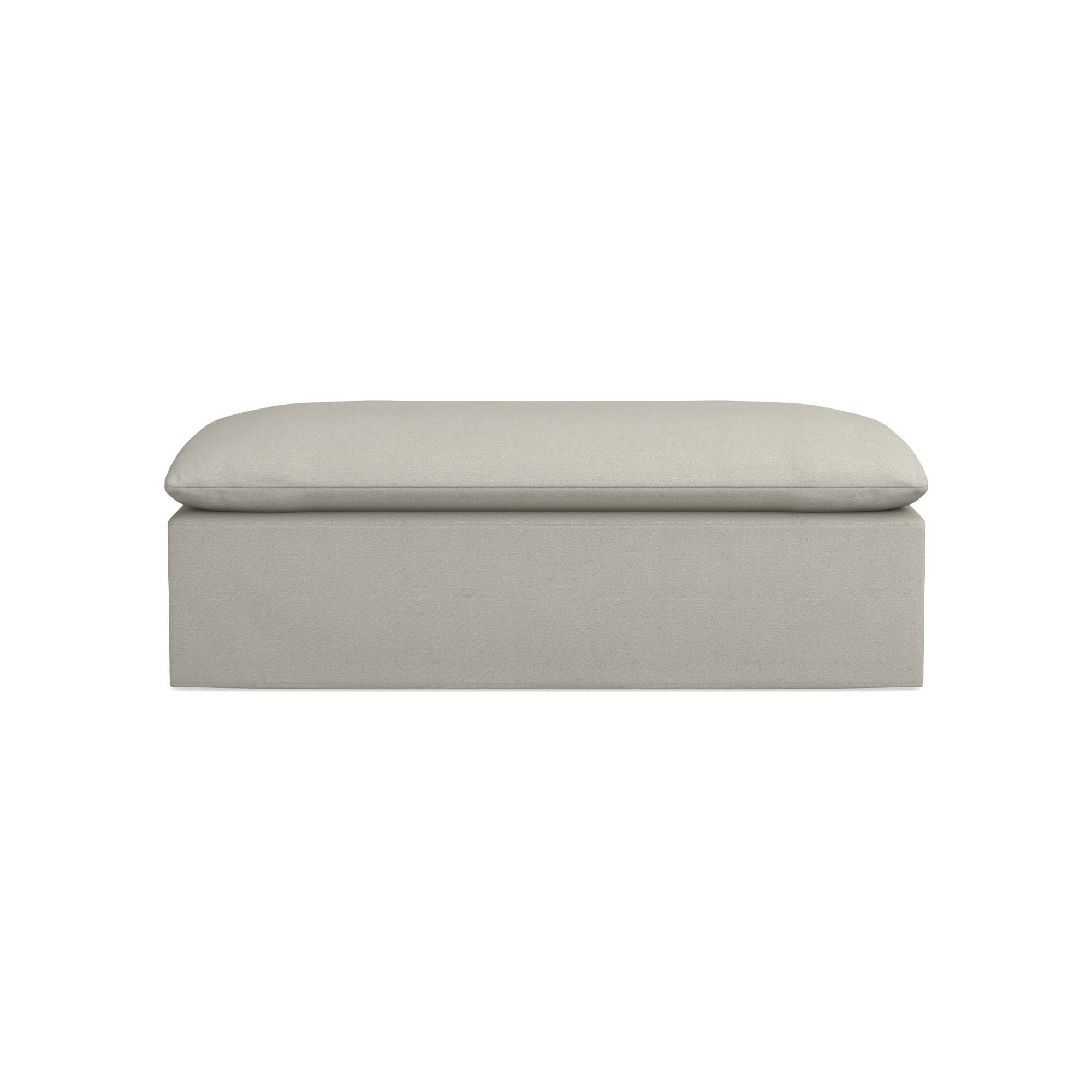 Laguna Slipcovered Coffee Table Ottoman (57