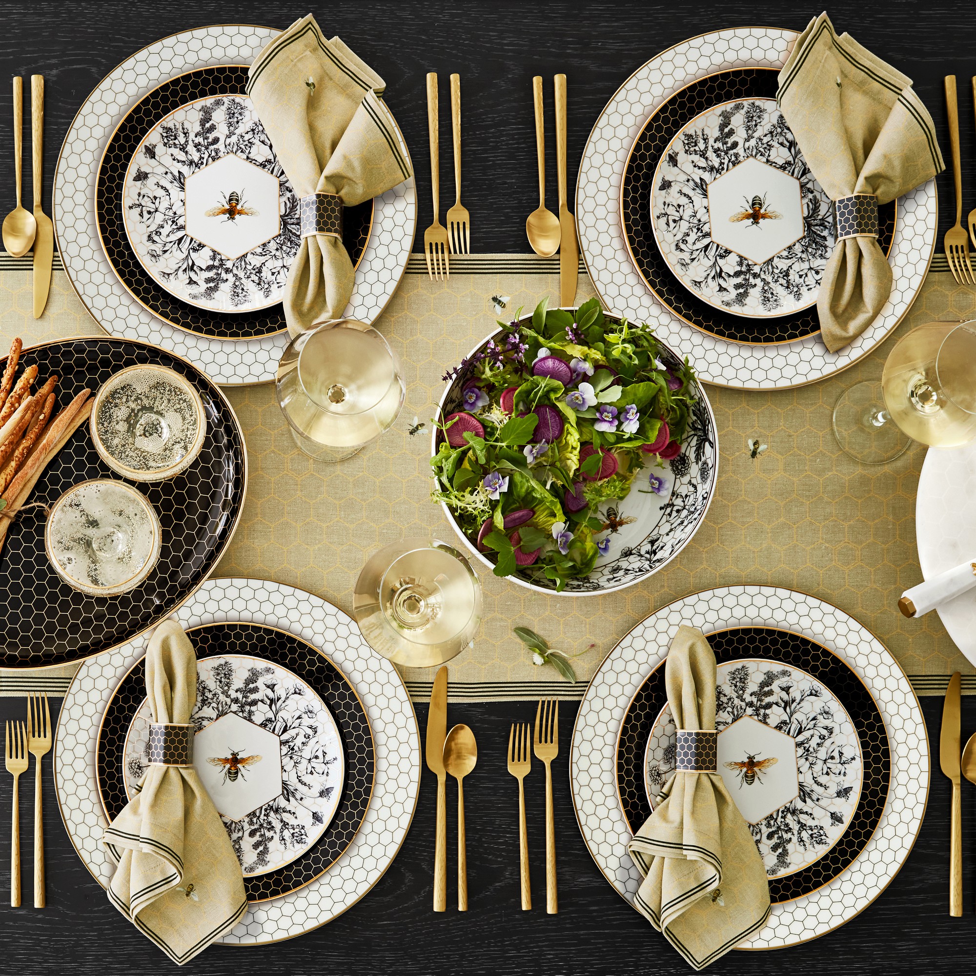 Bee Salad Plates