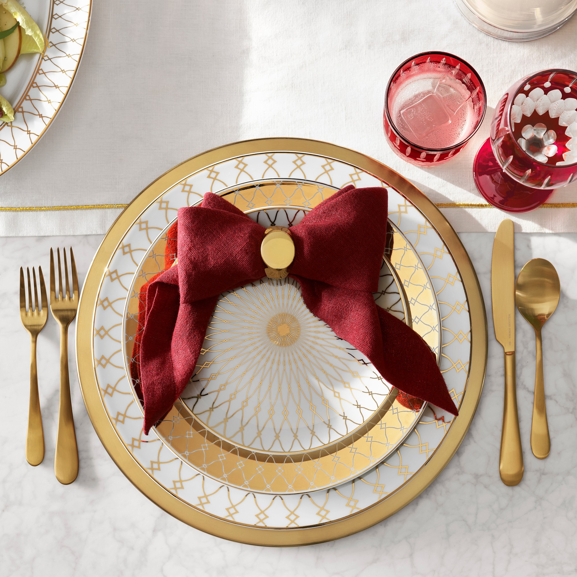 Signet Napkin Rings, Set of 4