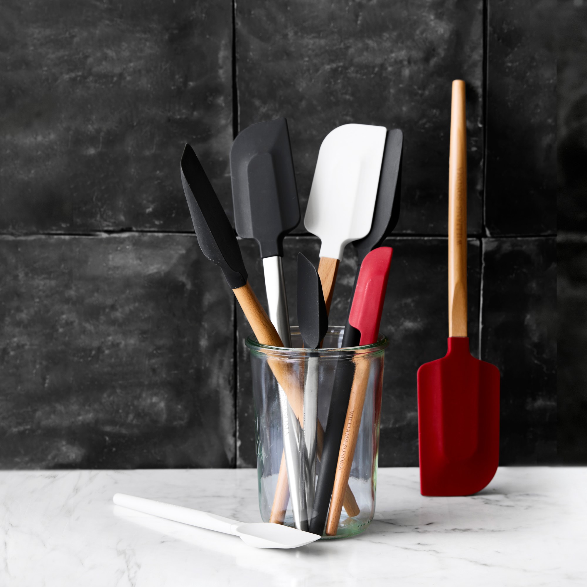 Williams Sonoma Silicone Spatula with Stainless-Steel Handle
