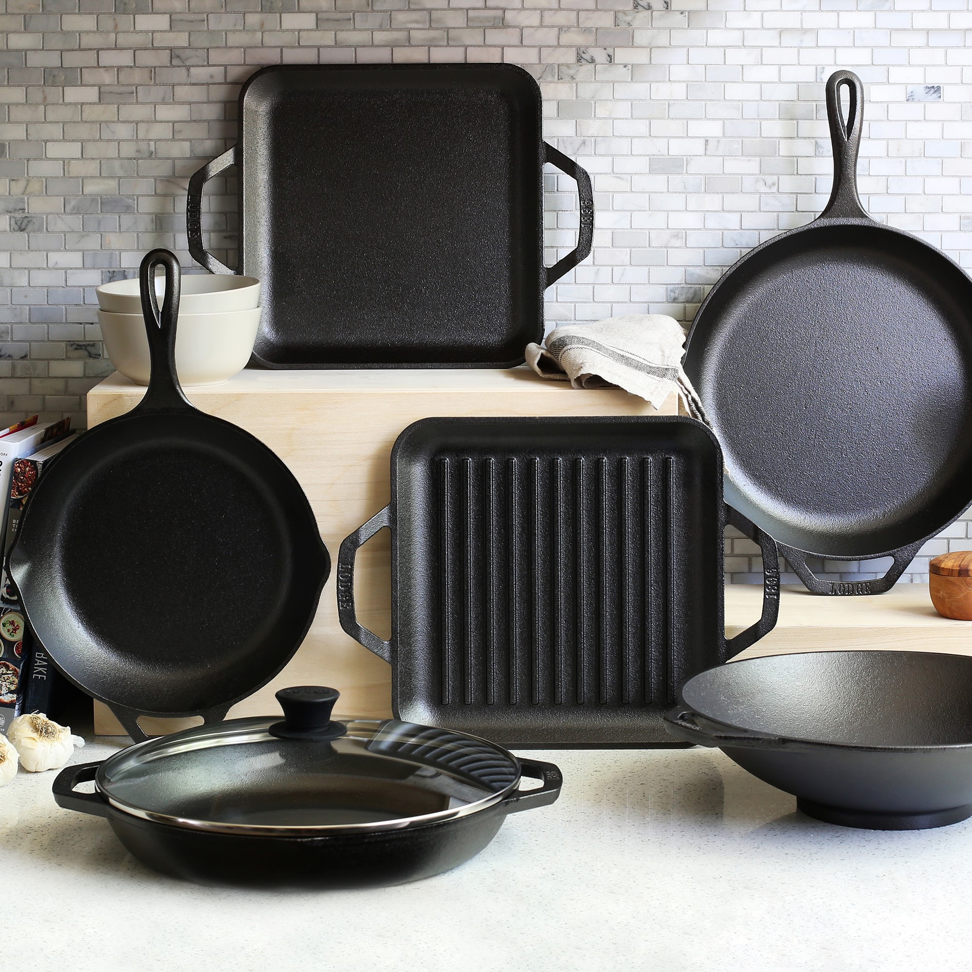 Lodge Chef Collection Seasoned Cast Iron Skillet