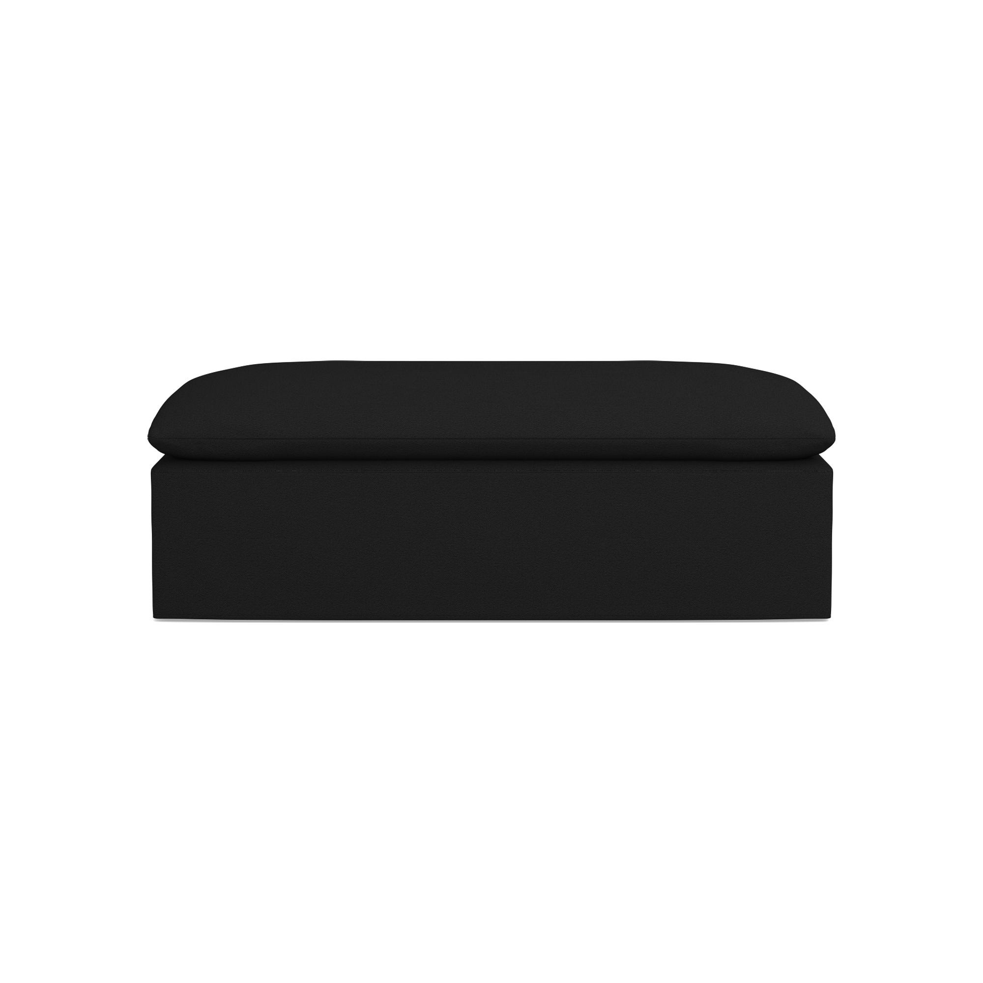 Laguna Slipcovered Coffee Table Ottoman (57