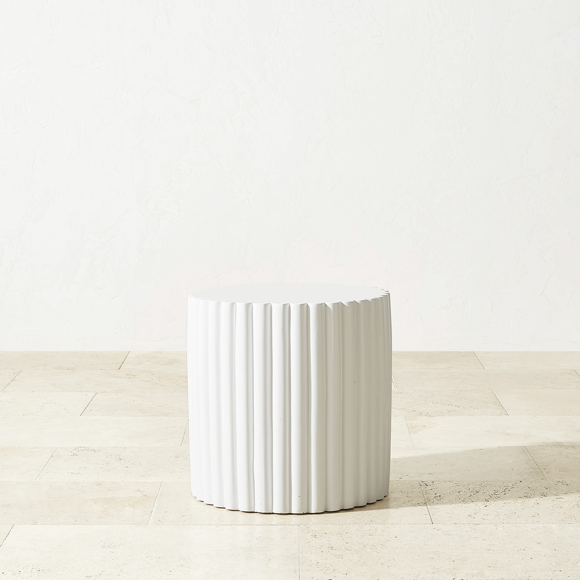 Tropea Fluted Accent Table (18