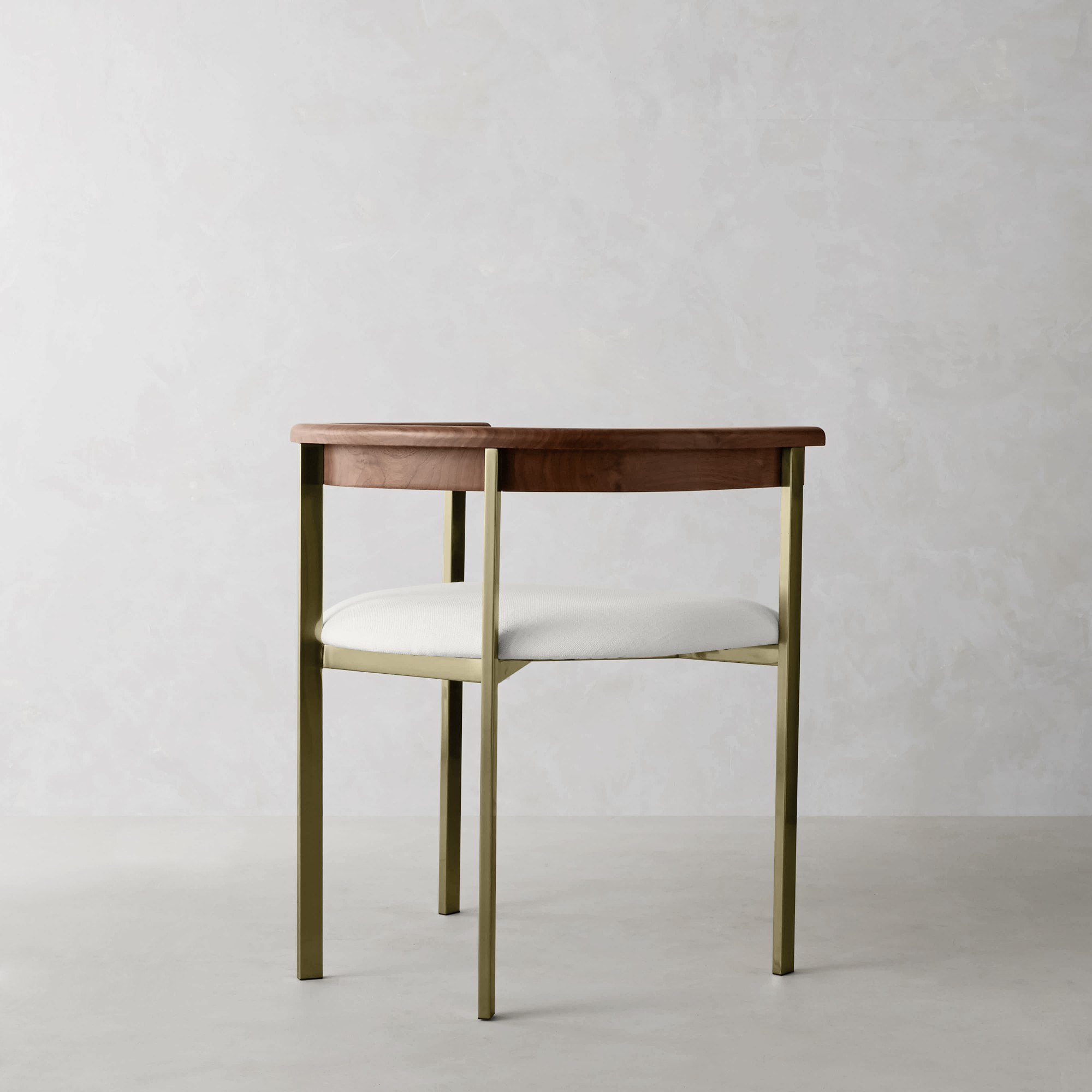 Tulip Upholstered Dining Armchair