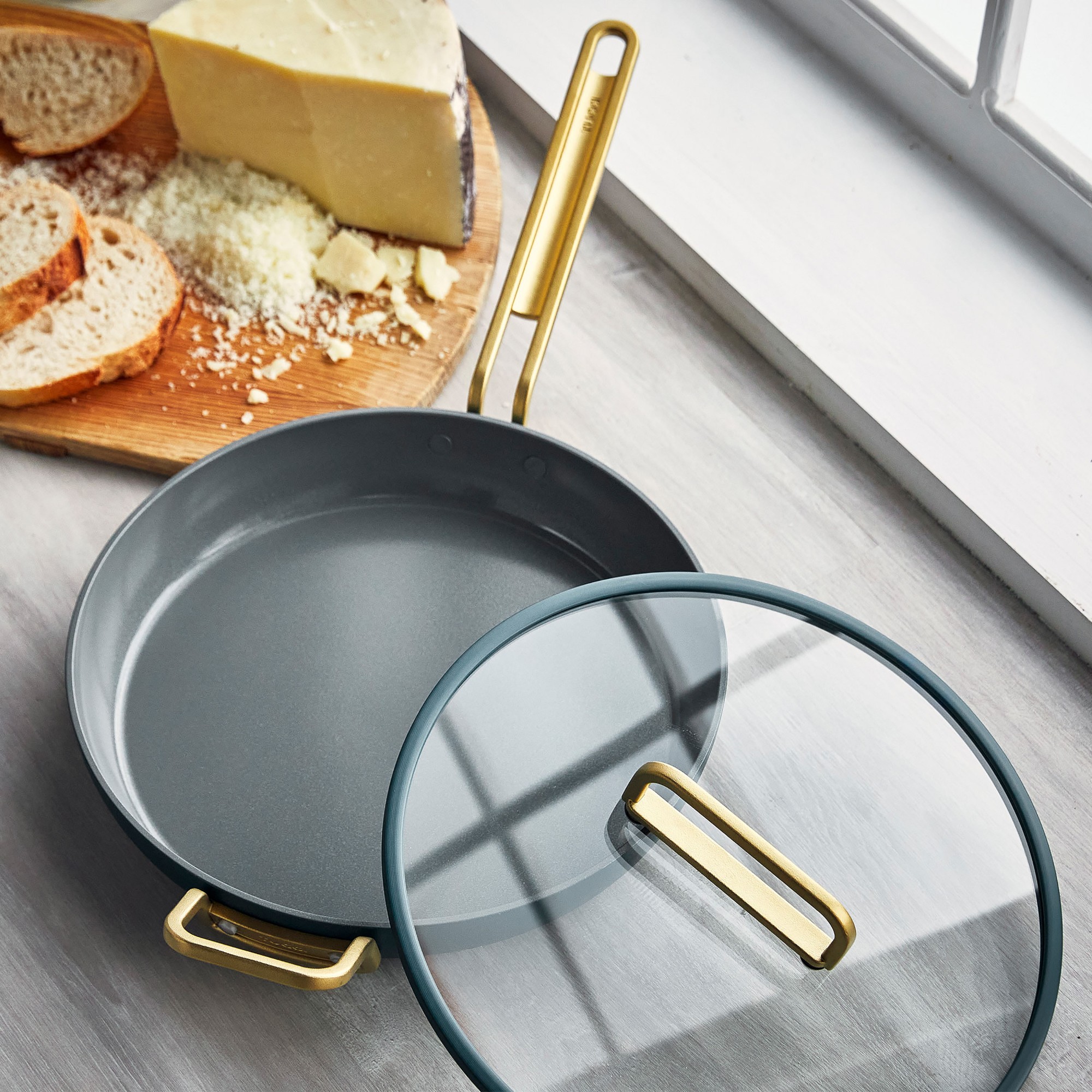 GreenPan™ Stanley Tucci™ Ceramic Nonstick Covered Fry Pan, 12