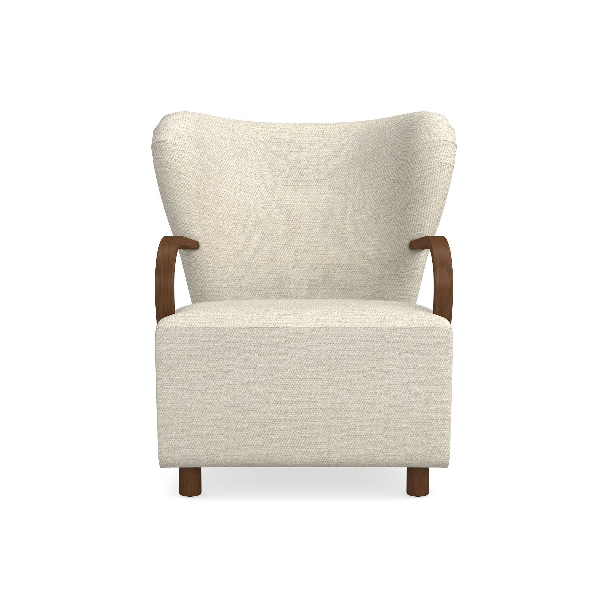 Corban Bentwood Upholstered Occasional Chair