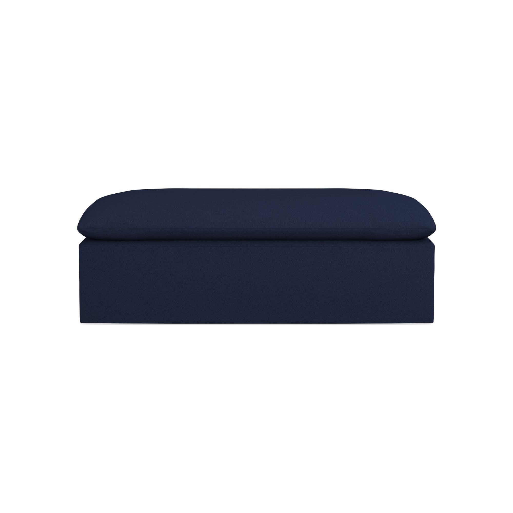 Laguna Slipcovered Coffee Table Ottoman (57