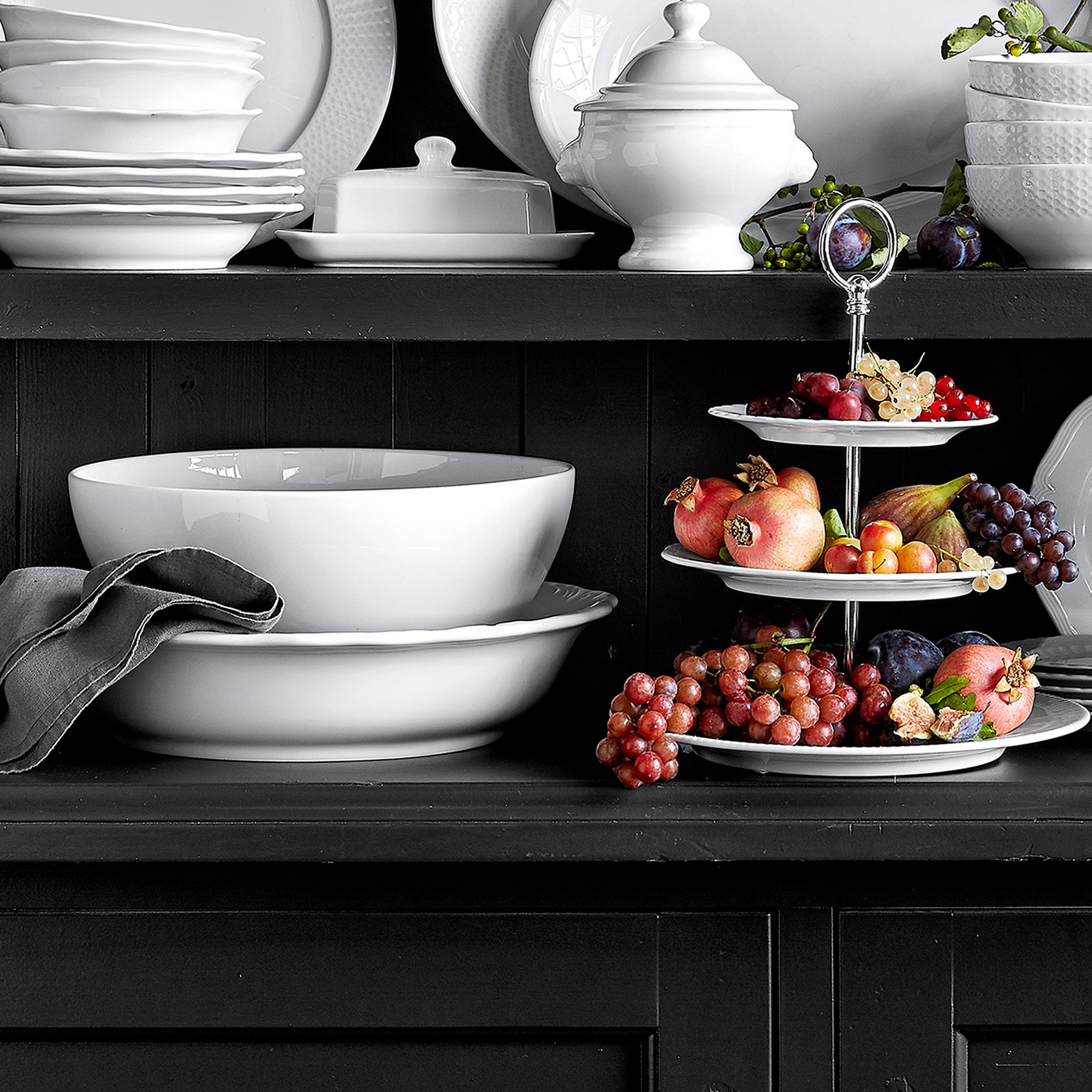 Pillivuyt Eclectique Porcelain Serving Bowl