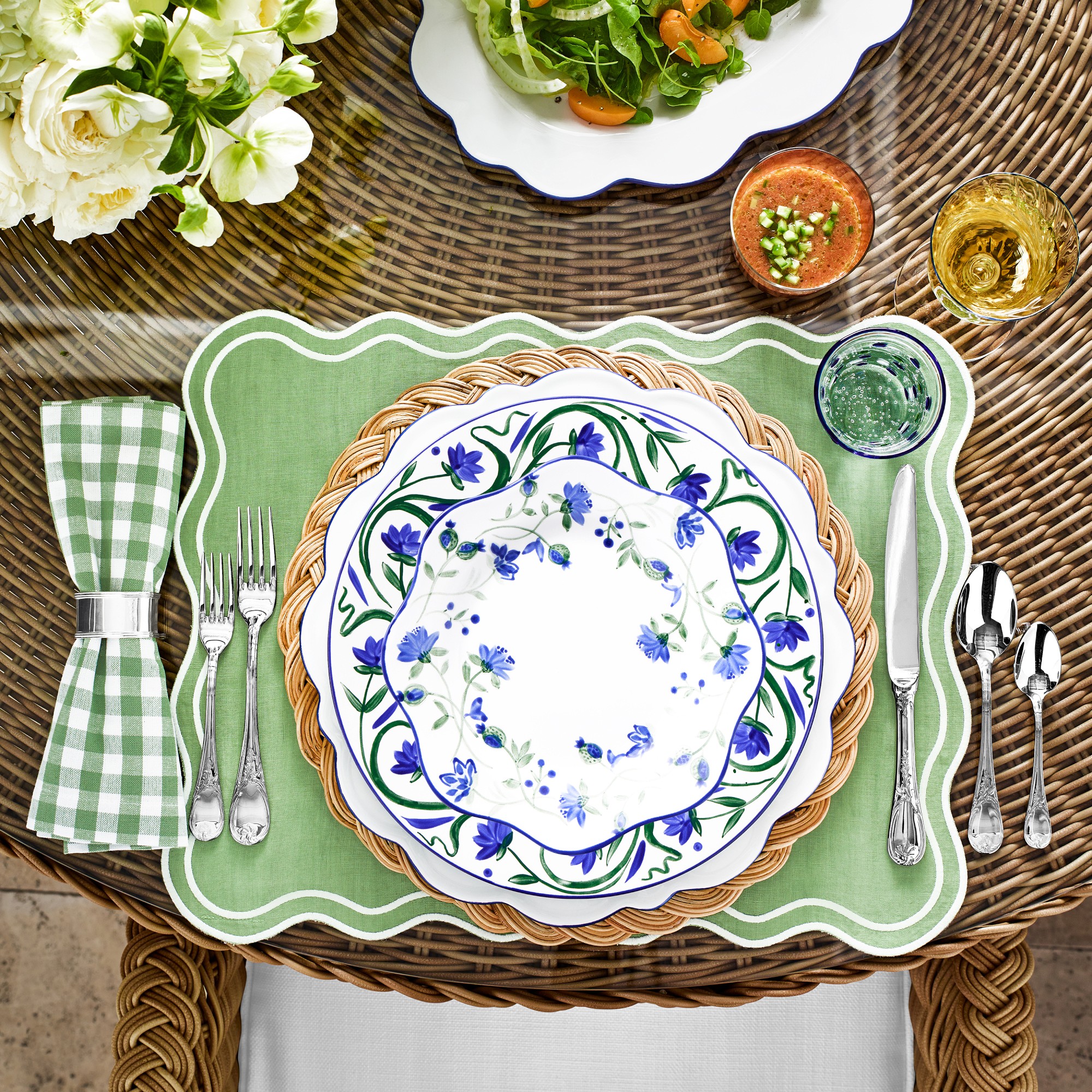AERIN Garden Bouquet Salad Plates