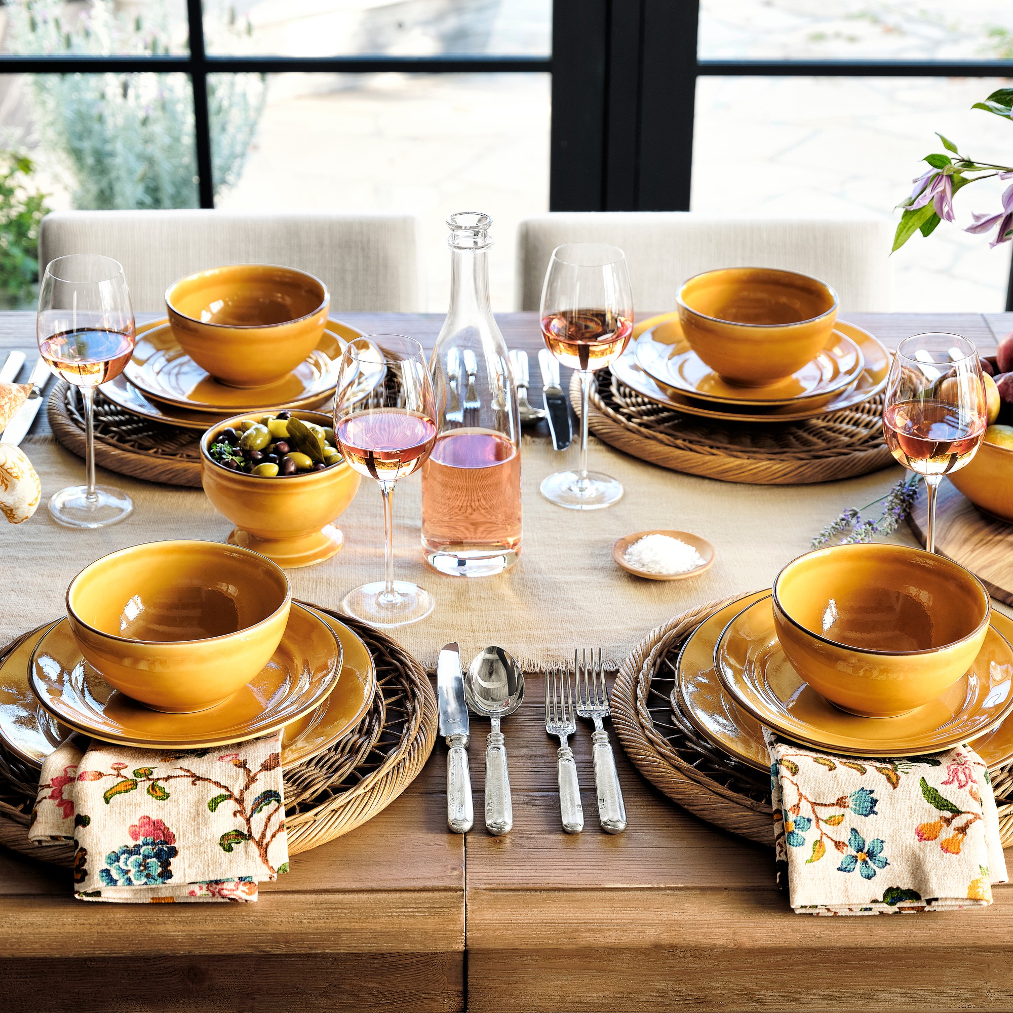 Provençal Salad Plates, Set of 4