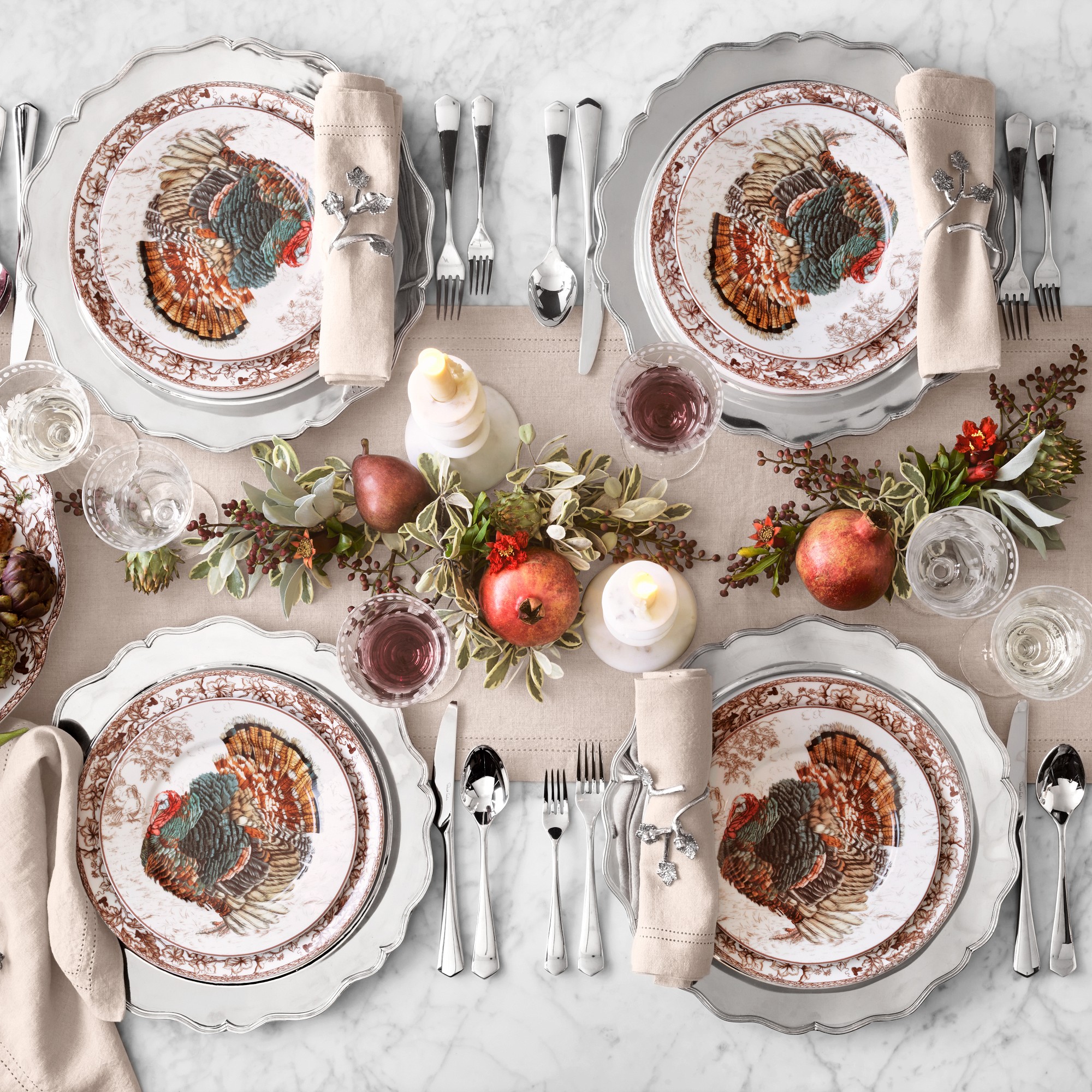 Autumn Vine Napkin Rings, Set of 4