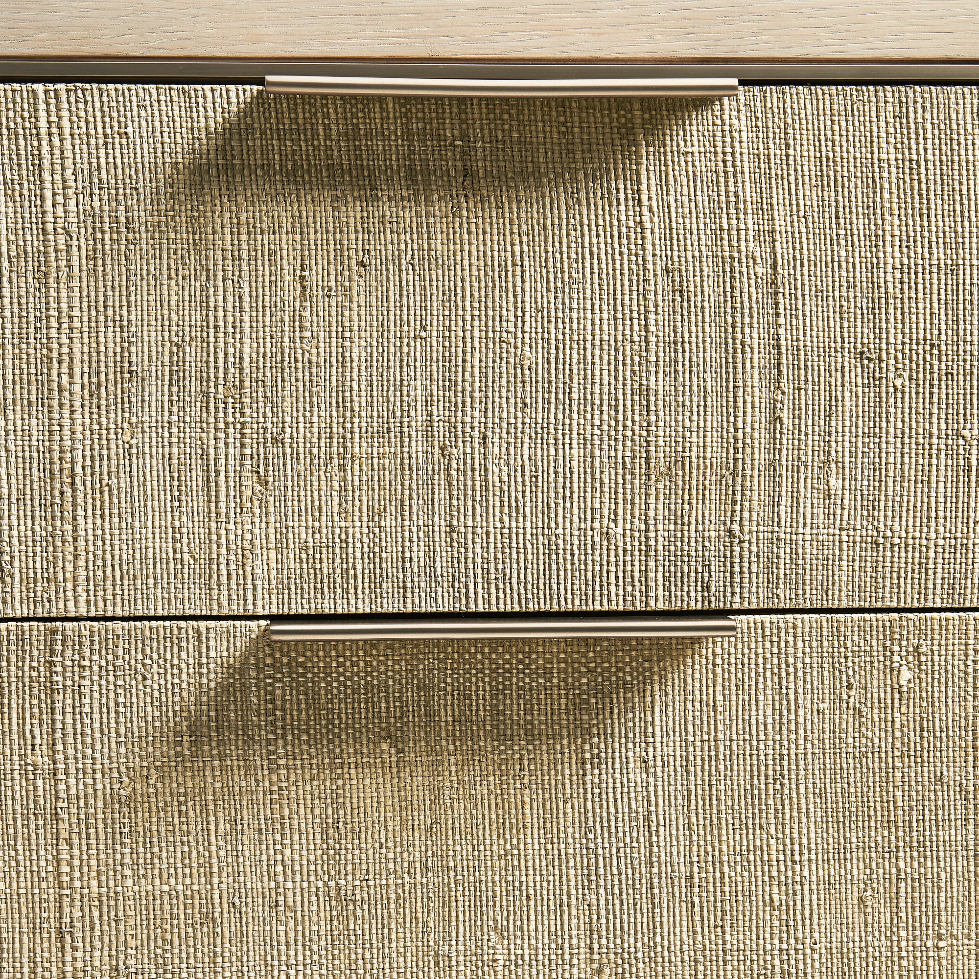 Jonathan Charles Seiche 6-Drawer Grass Cloth Dresser (68