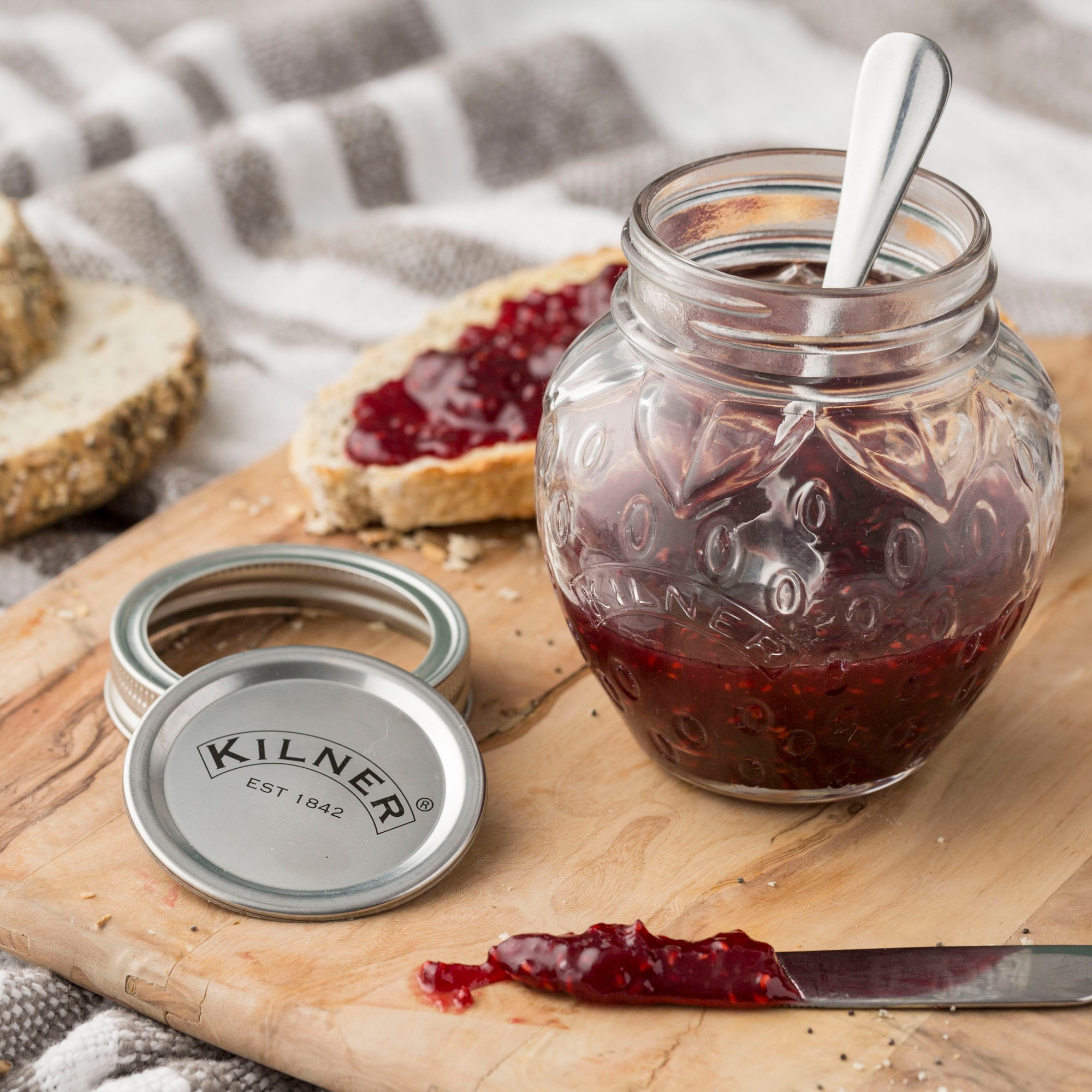 Kilner Strawberry Jar, 13.5 oz, Set of 6