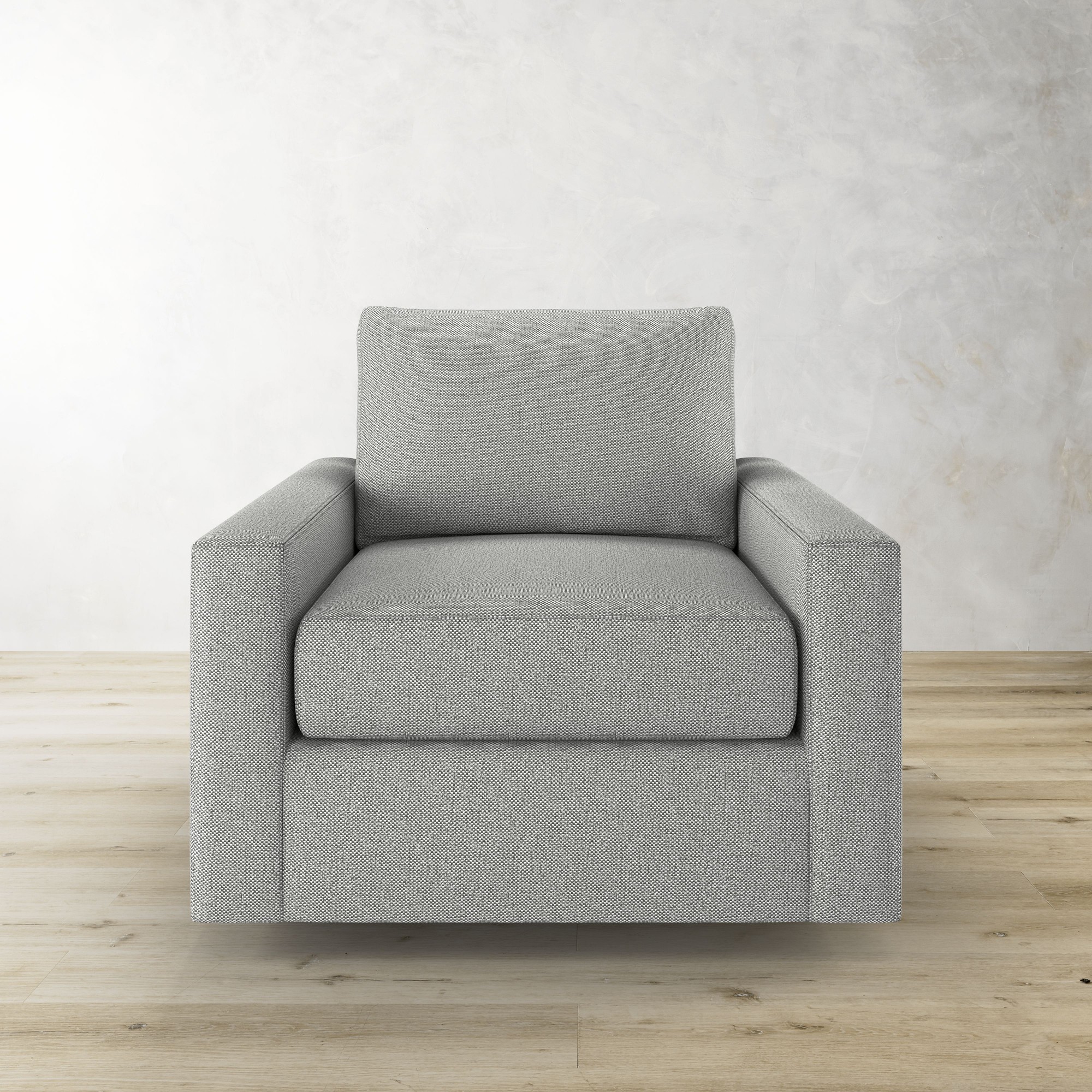 Ghent Square Arm Swivel Armchair