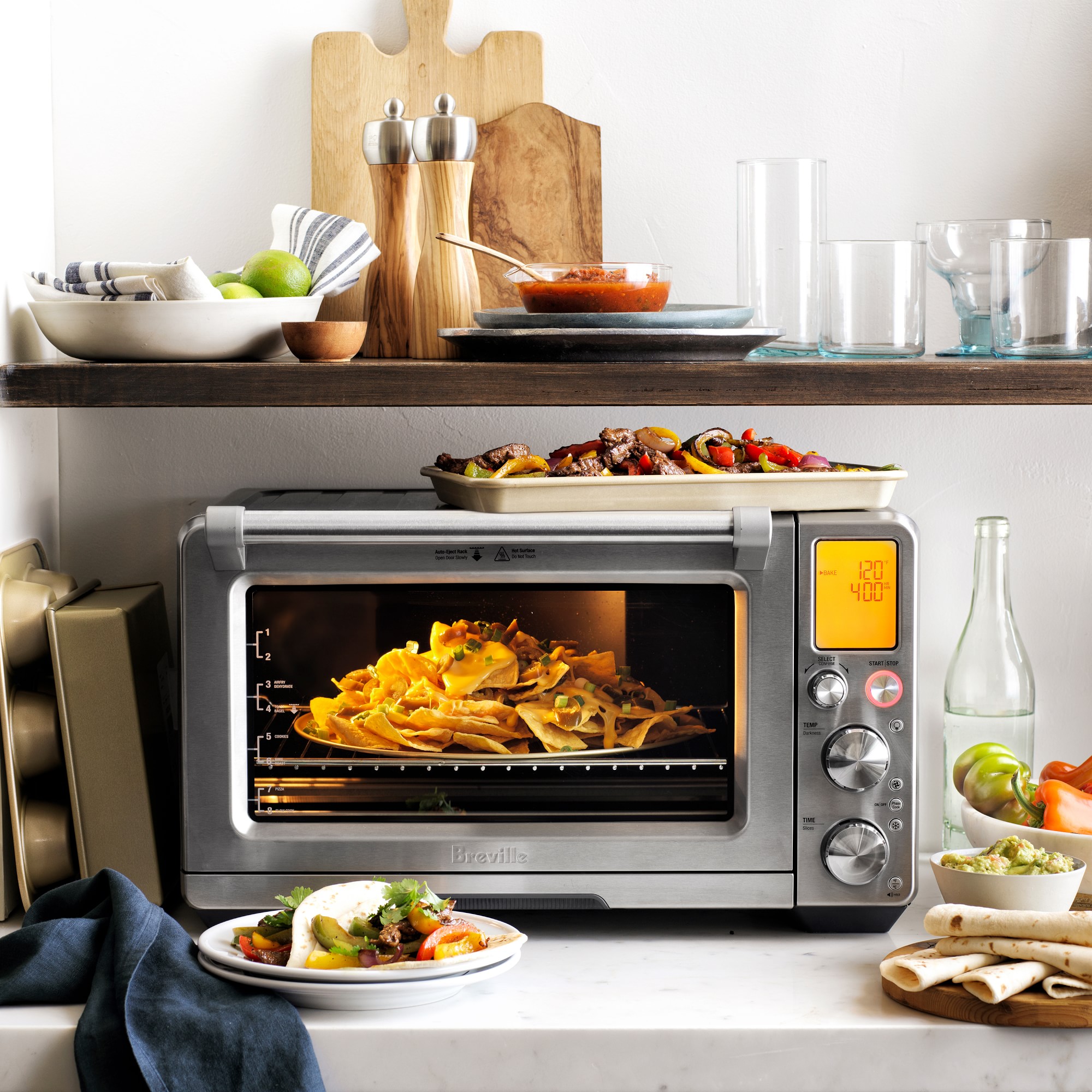 Breville Smart Oven® Air Fryer Pro & Williams Sonoma Goldtouch® Pro Nonstick 4-Piece Bundle