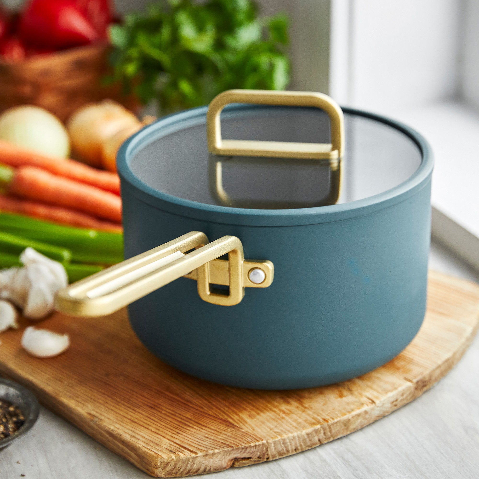 GreenPan™ Stanley Tucci™ Ceramic Nonstick Saucepan
