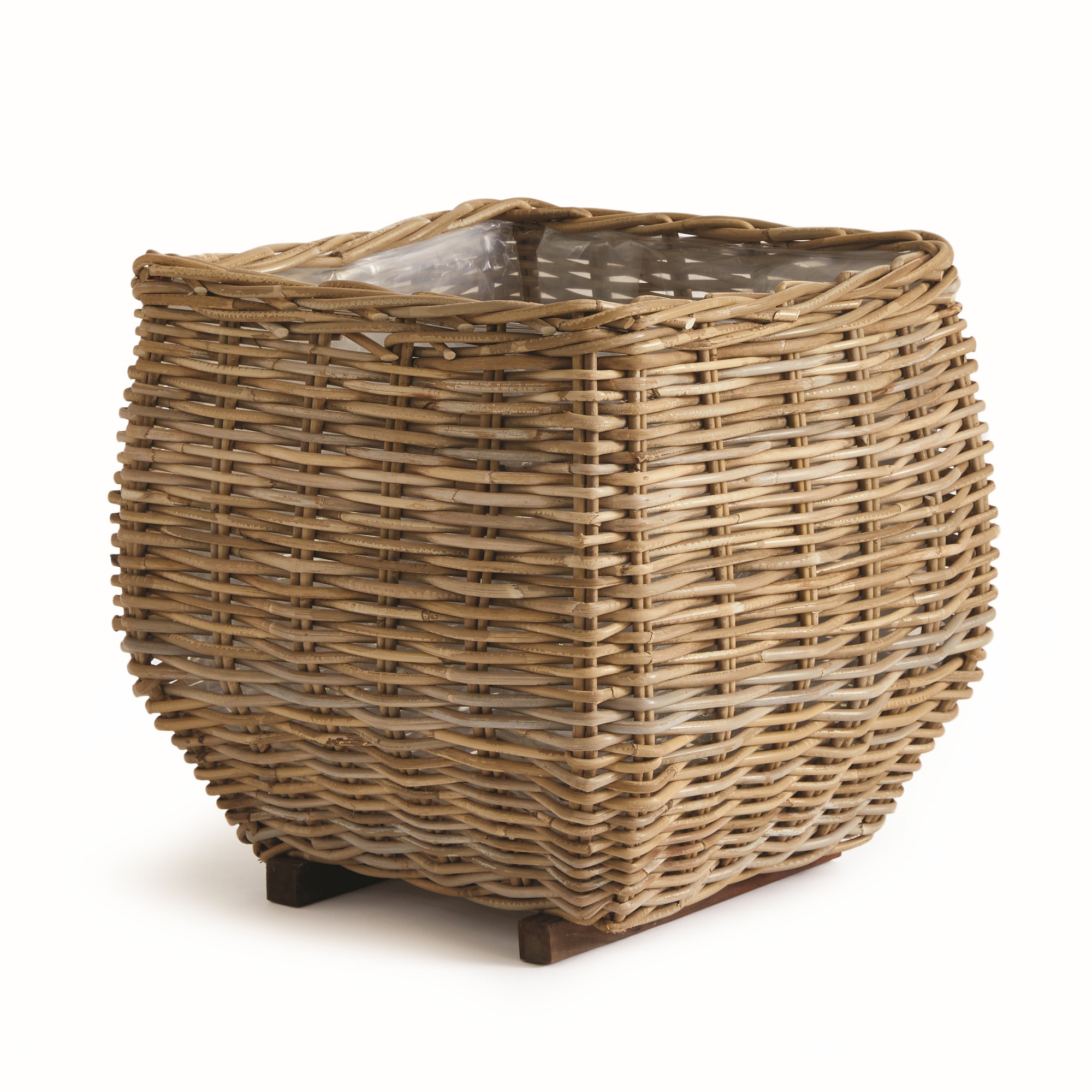 Sylvie Square Taper Basket Planter