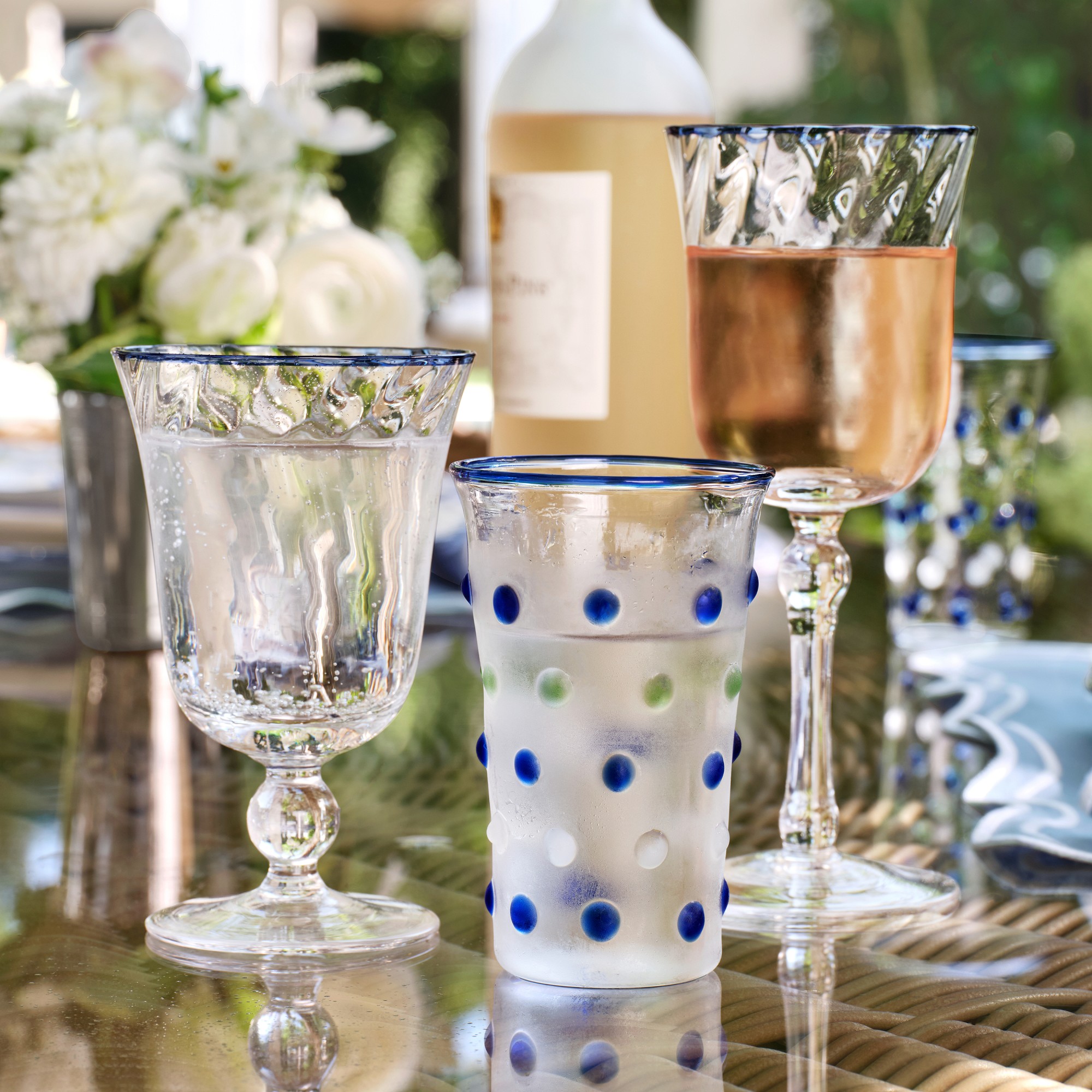 AERIN Confetti Tumblers, Set of 4