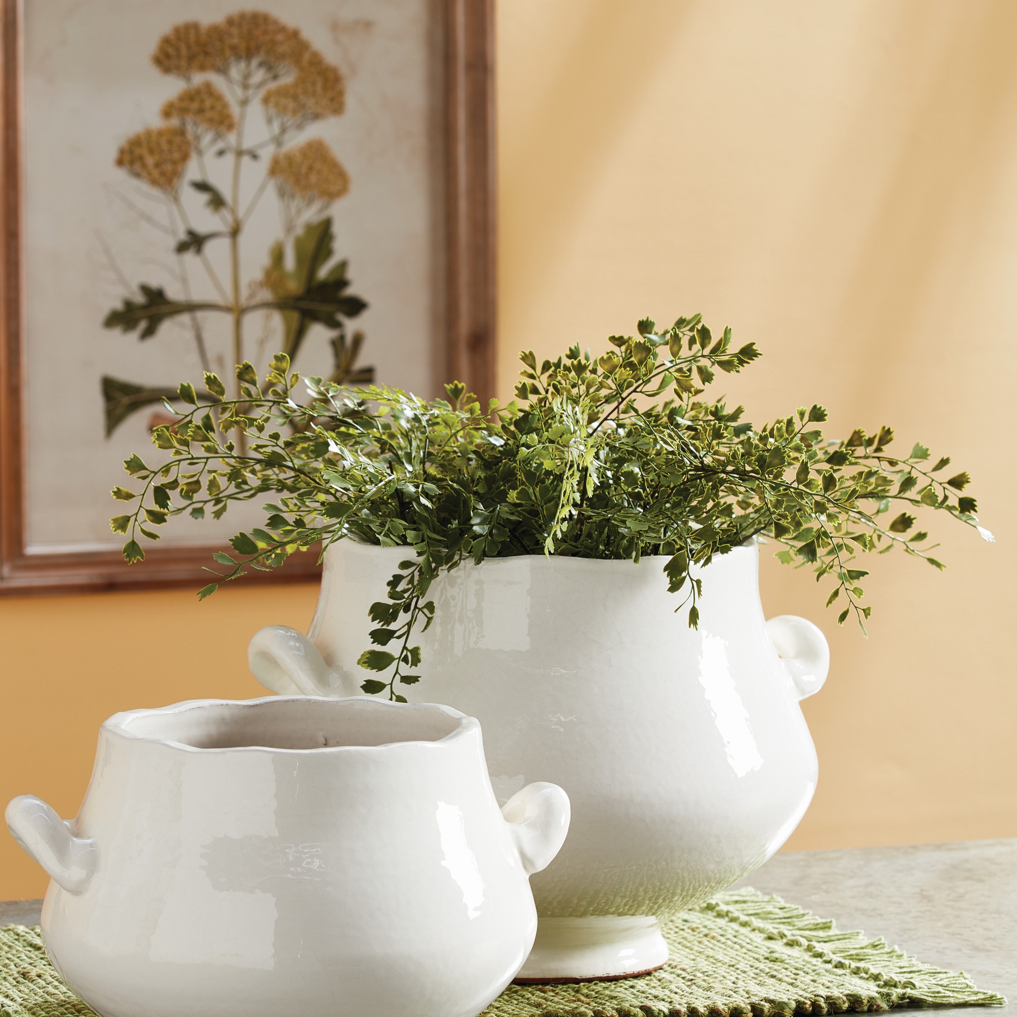 Faux Maidenhair Fern Drop-In, 18