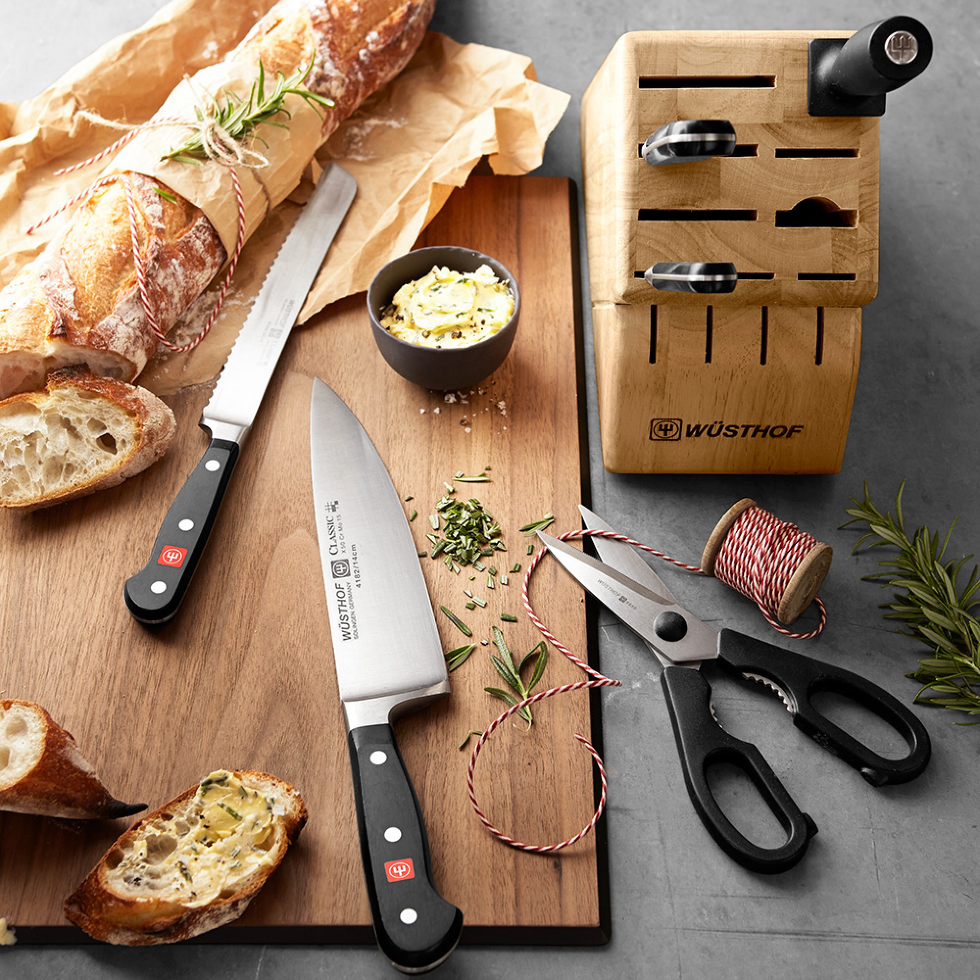 Wüsthof Classic Knife Block, Set of 7