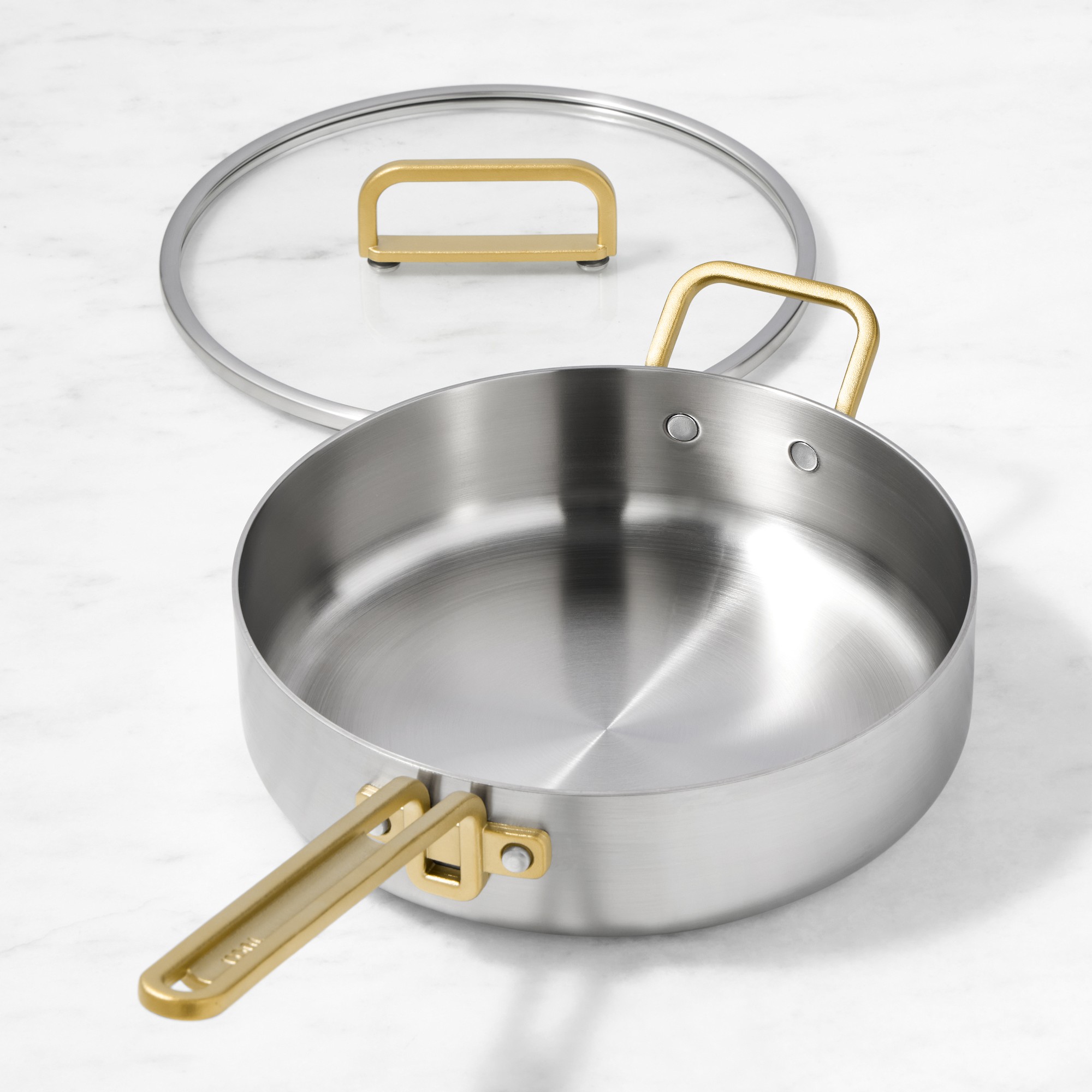 GreenPan™ Stanley Tucci™ Stainless-Steel Saute Pan, 4-Qt.