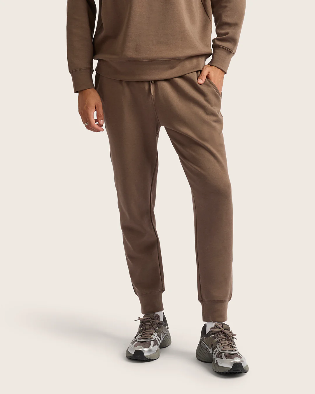 Men's Cuffed Sweat Pants - Oyster