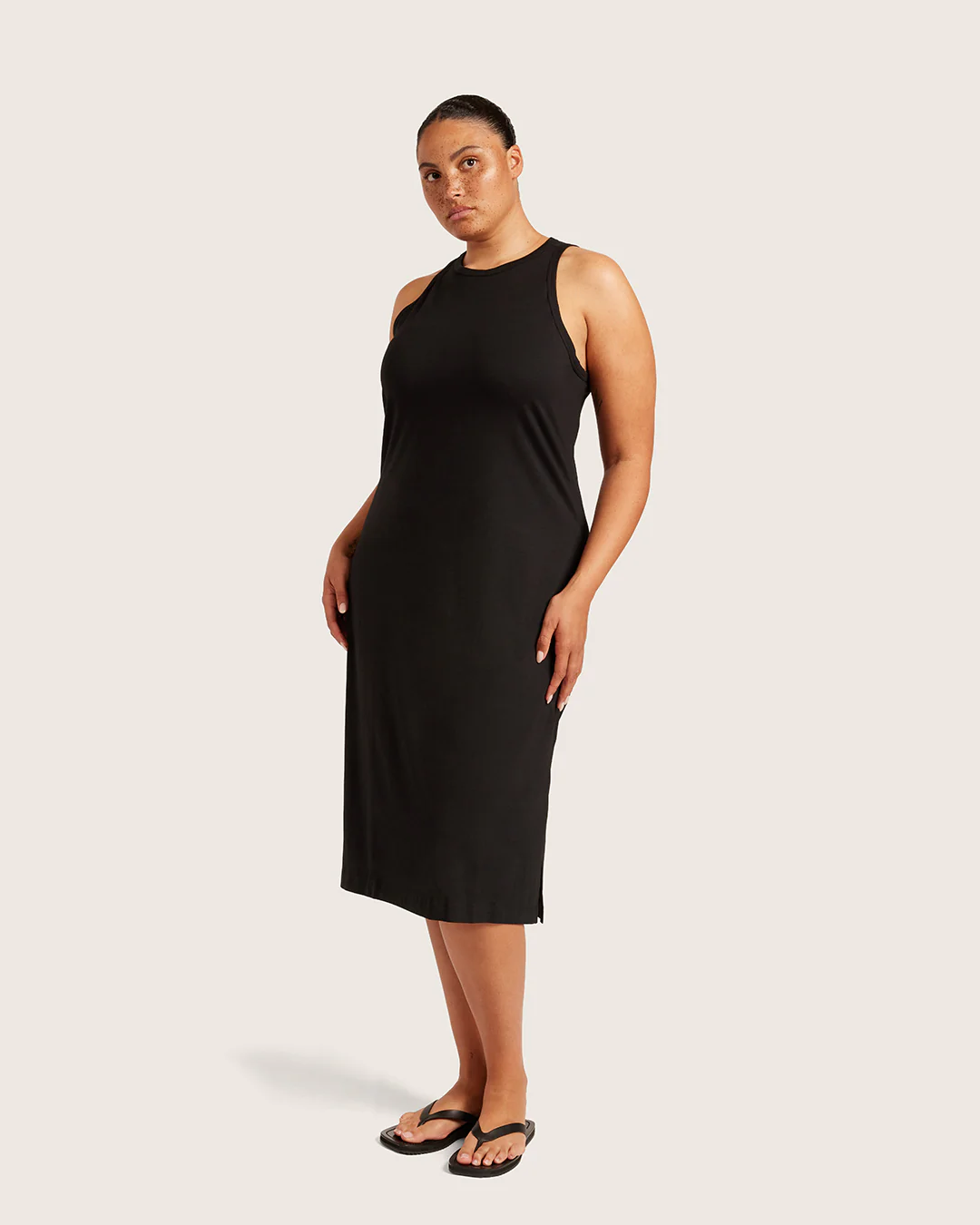 Racerback Dress - Black