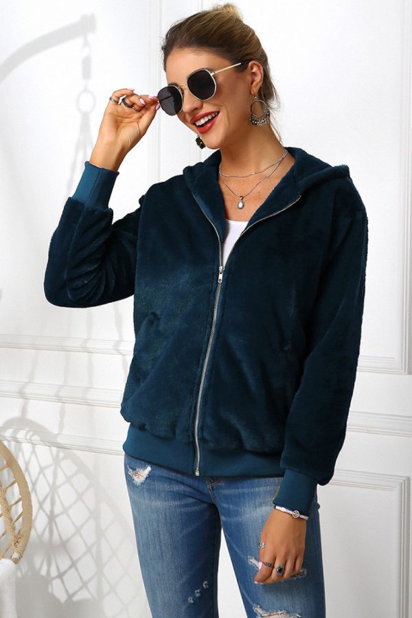 Waffle-Knit Shacket with Pockets