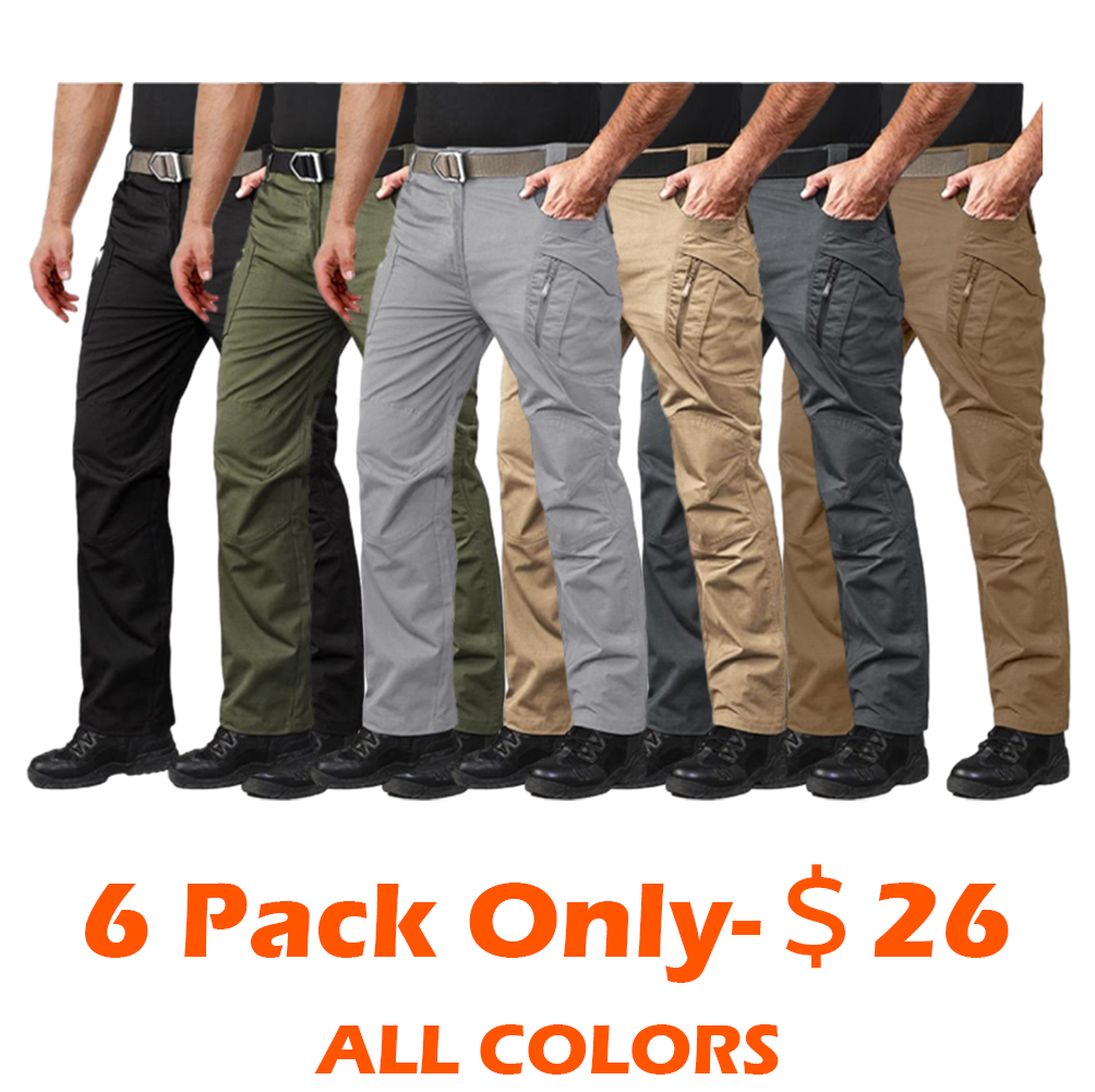 Tactical Pants with 9 Pockets Rip-Stop Lightweight Work Hiking Pants FallFreshness Outdoorfun