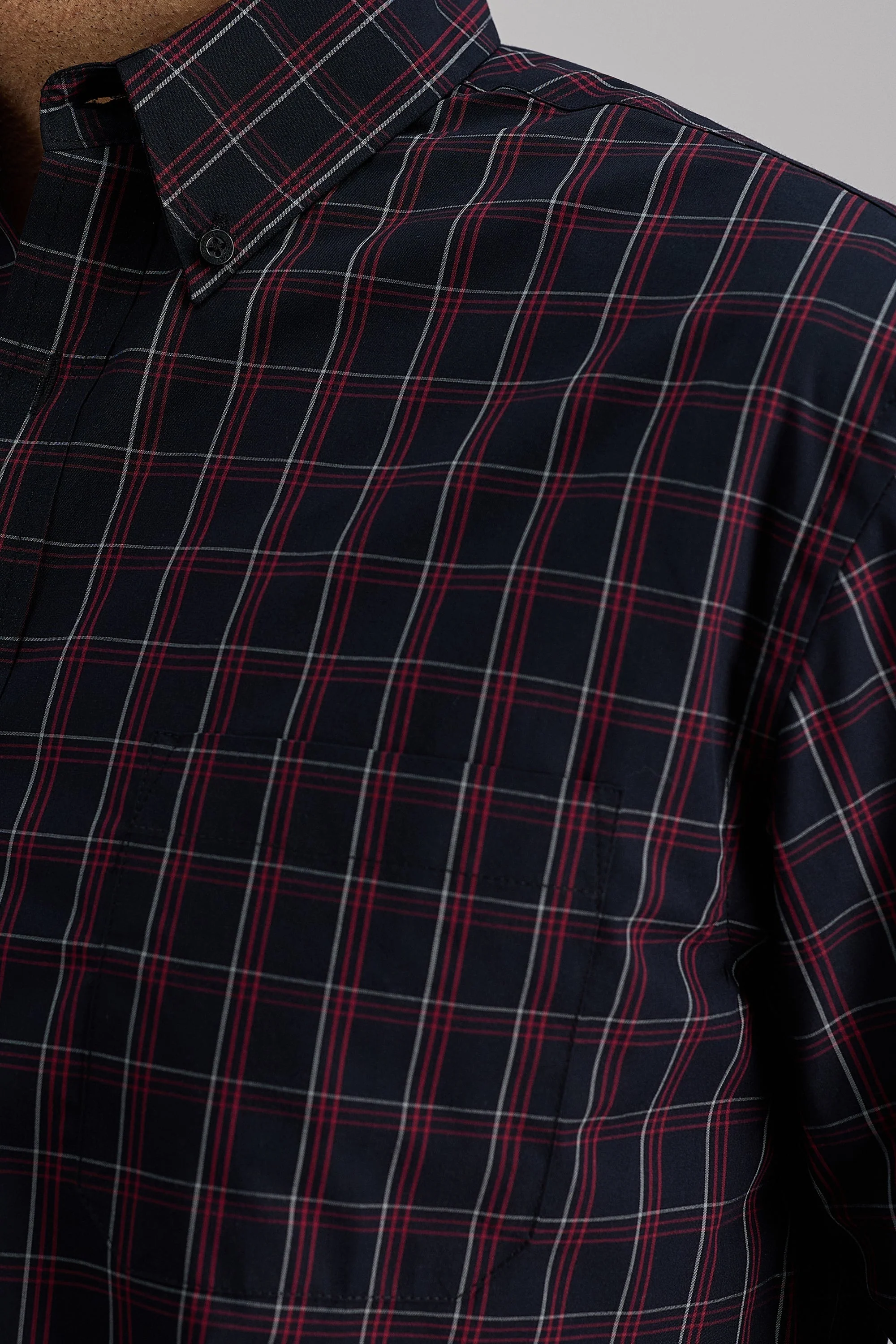 Life Long Sleeve Poplin Shirt - Black