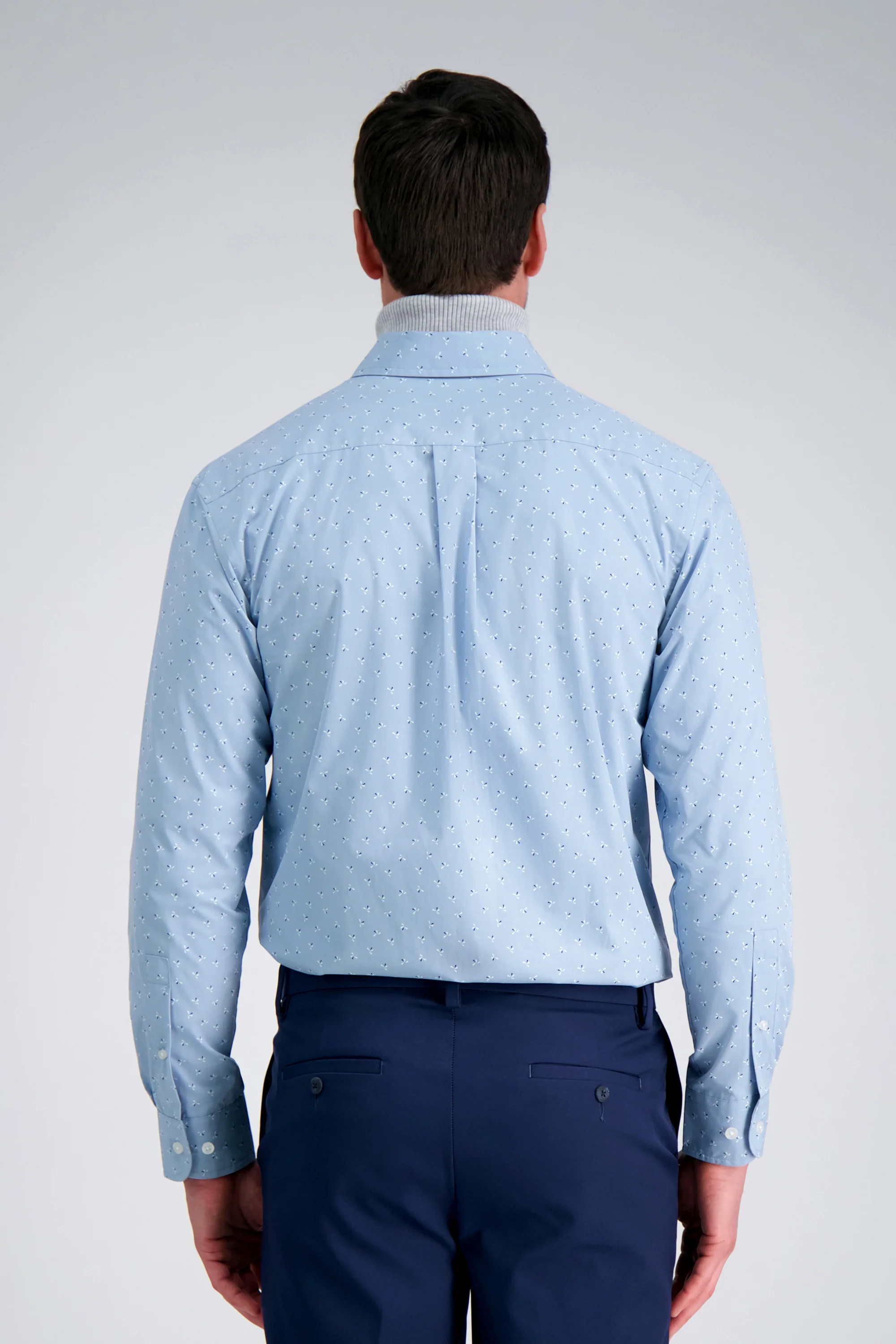 Long Sleeve Poplin Shirt - Light Blue