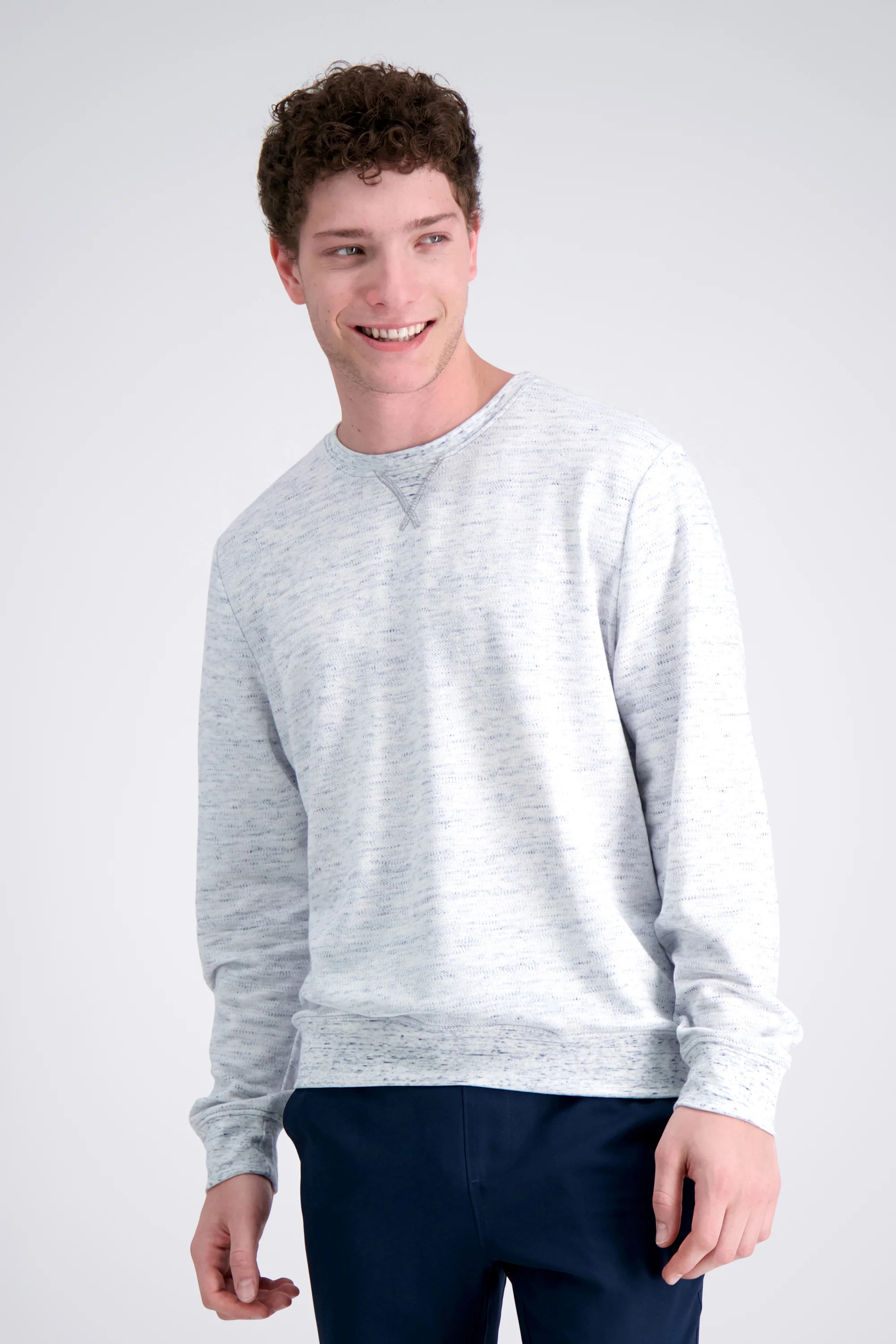 Pullover Jersey Sweatshirt - White