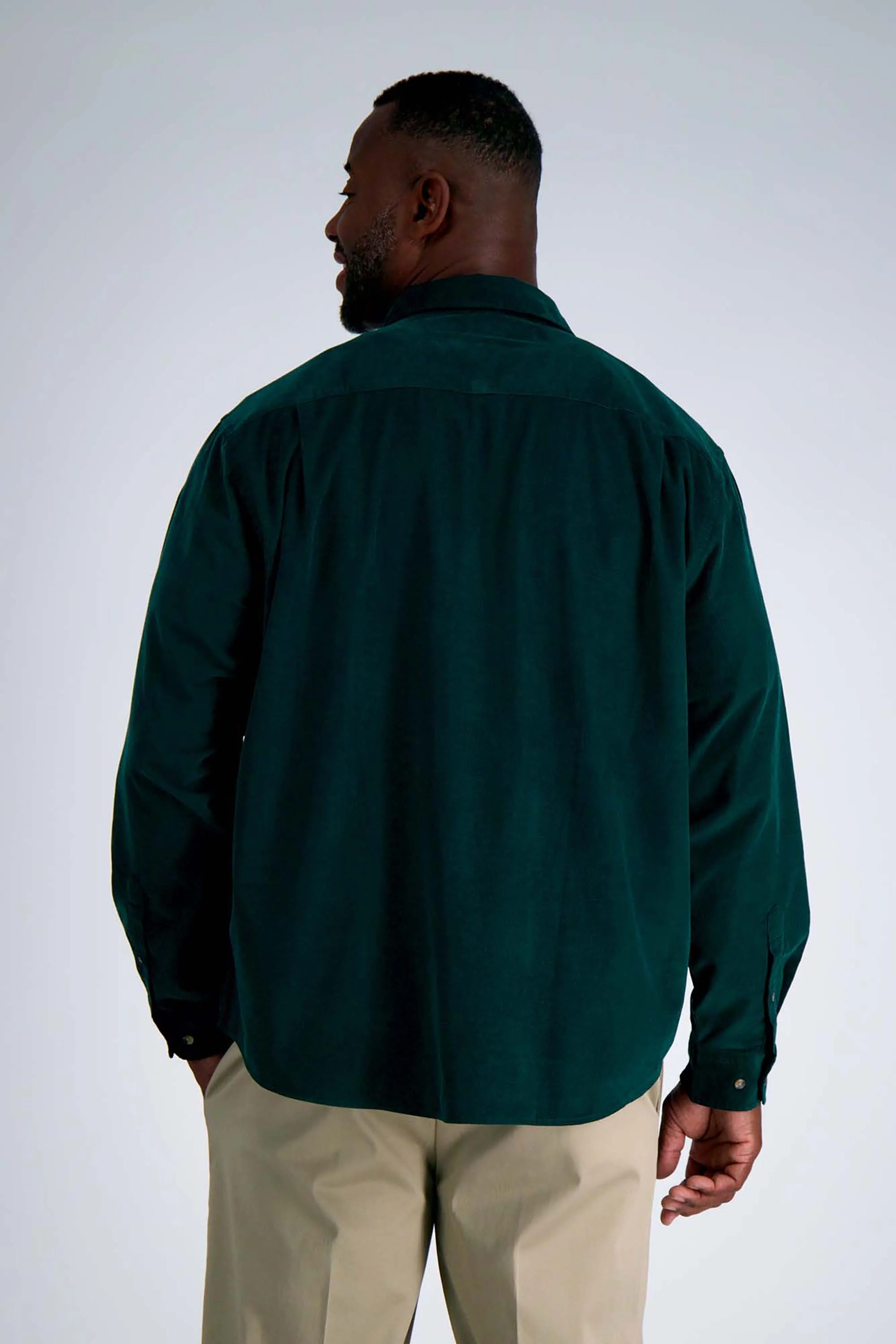 Big & Tall Long Sleeve Corduroy Shirt