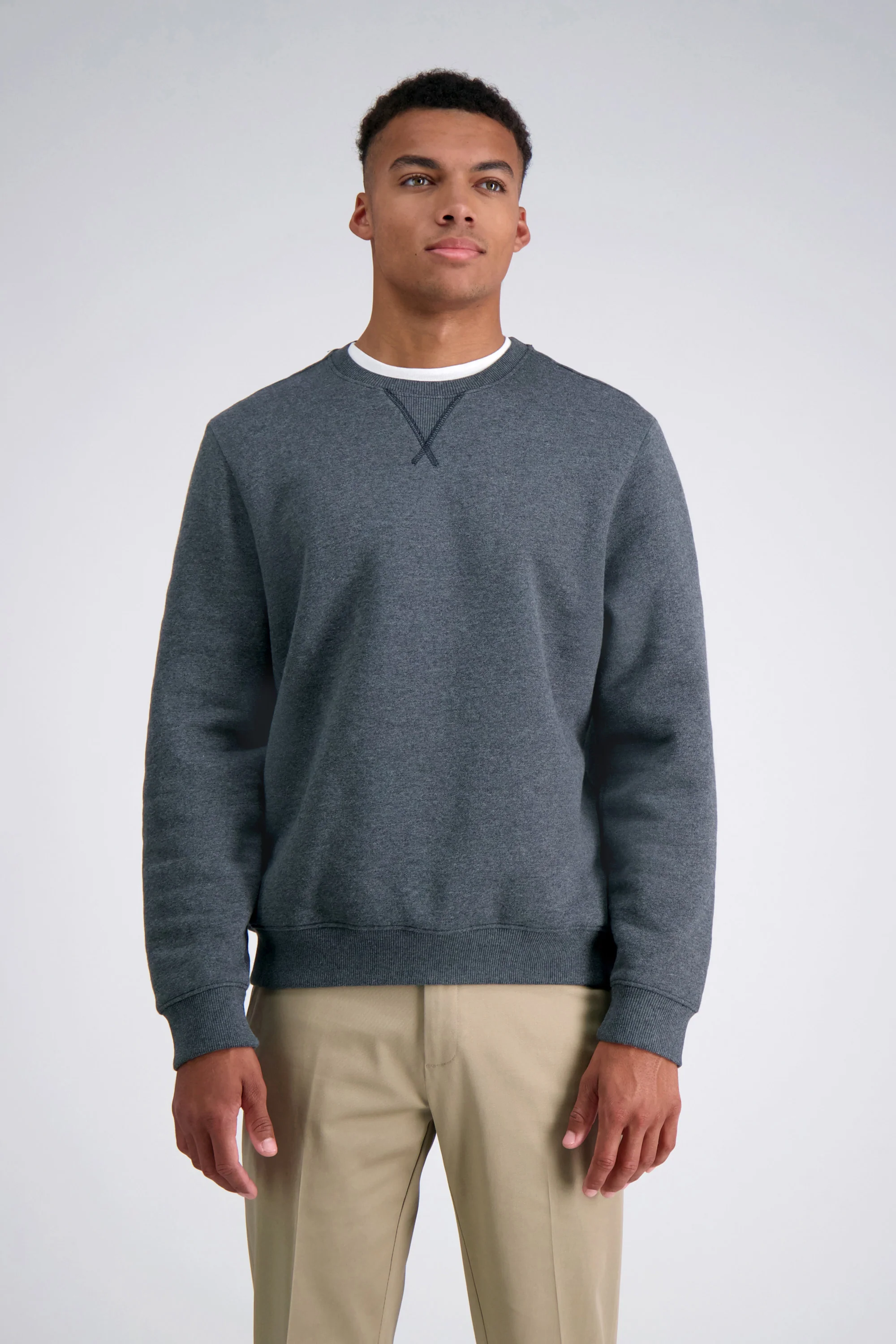 Pullover Fleece Sweatshirt - Charcoal Heather