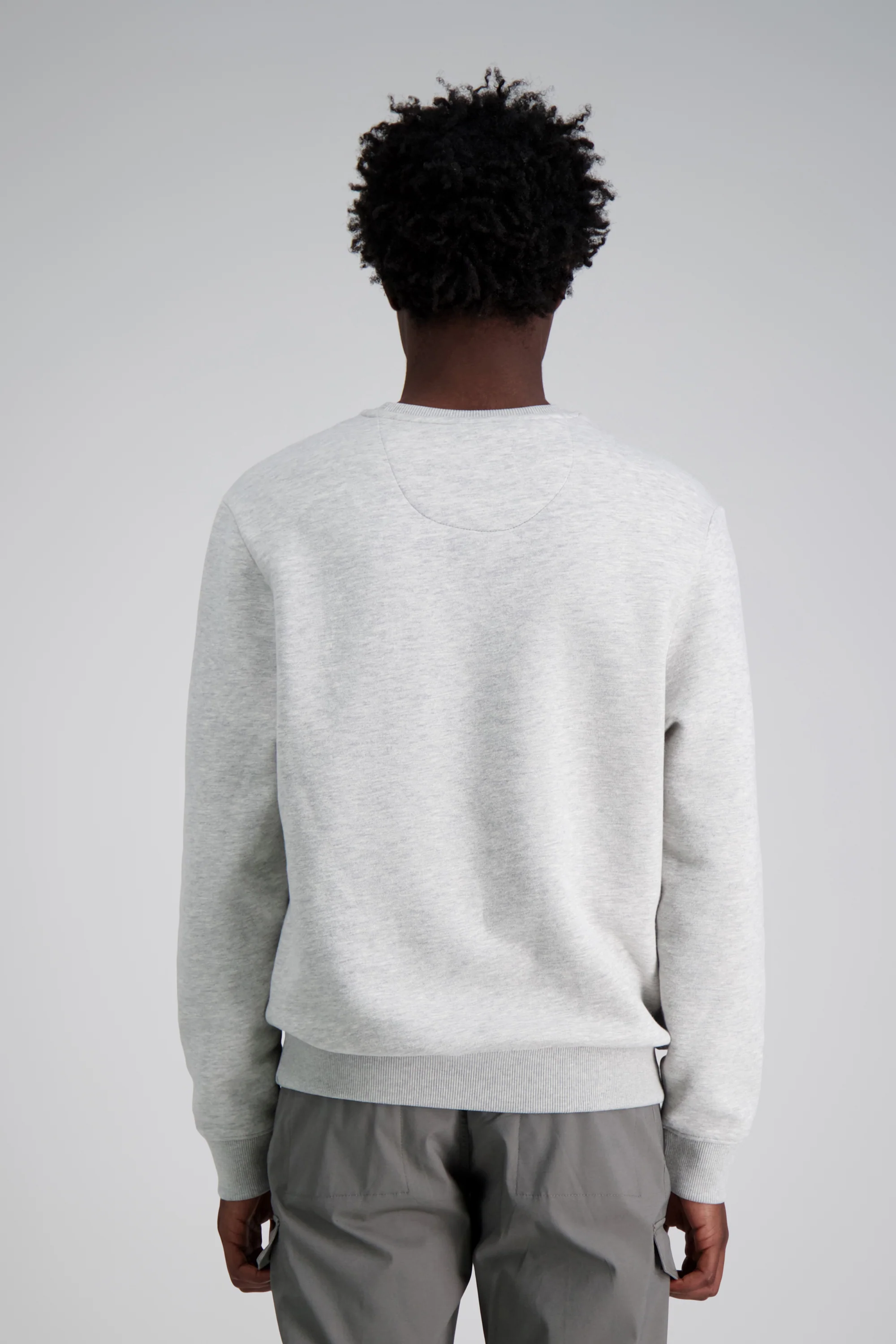 Pullover Fleece Sweatshirt - Heather Grey