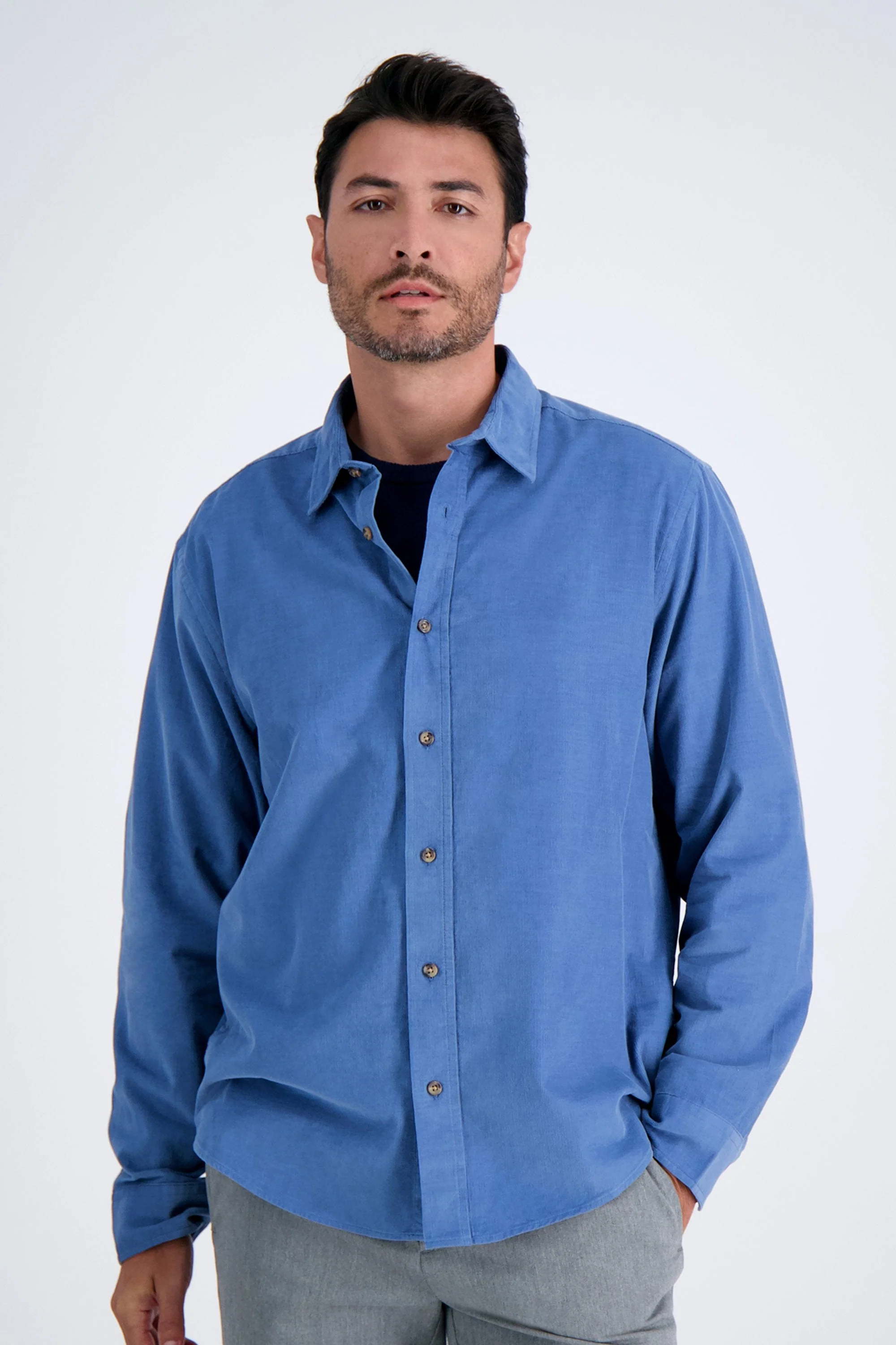 Long Sleeve Corduroy Shirt
