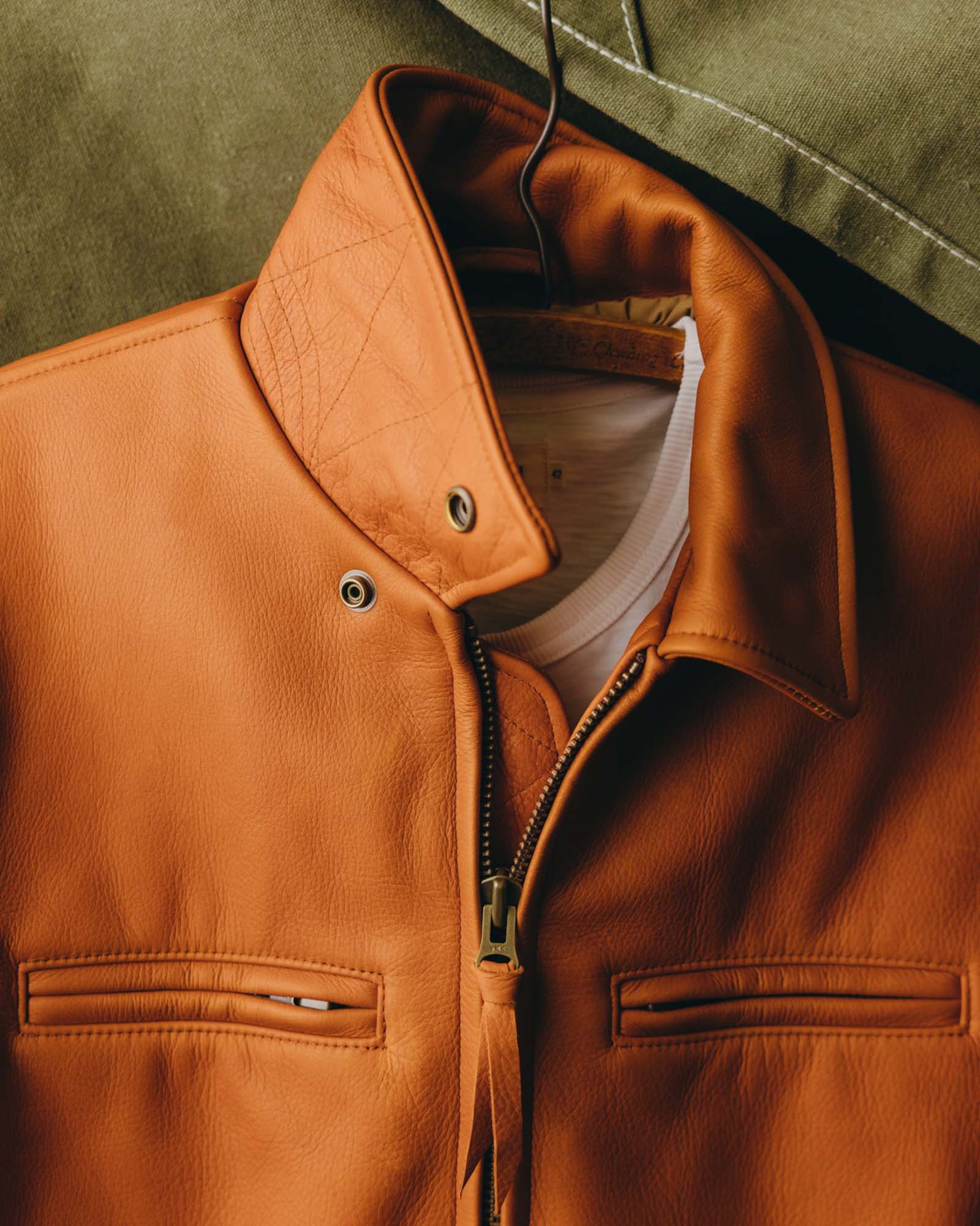 The Moto Jacket in Whiskey Steerhide
