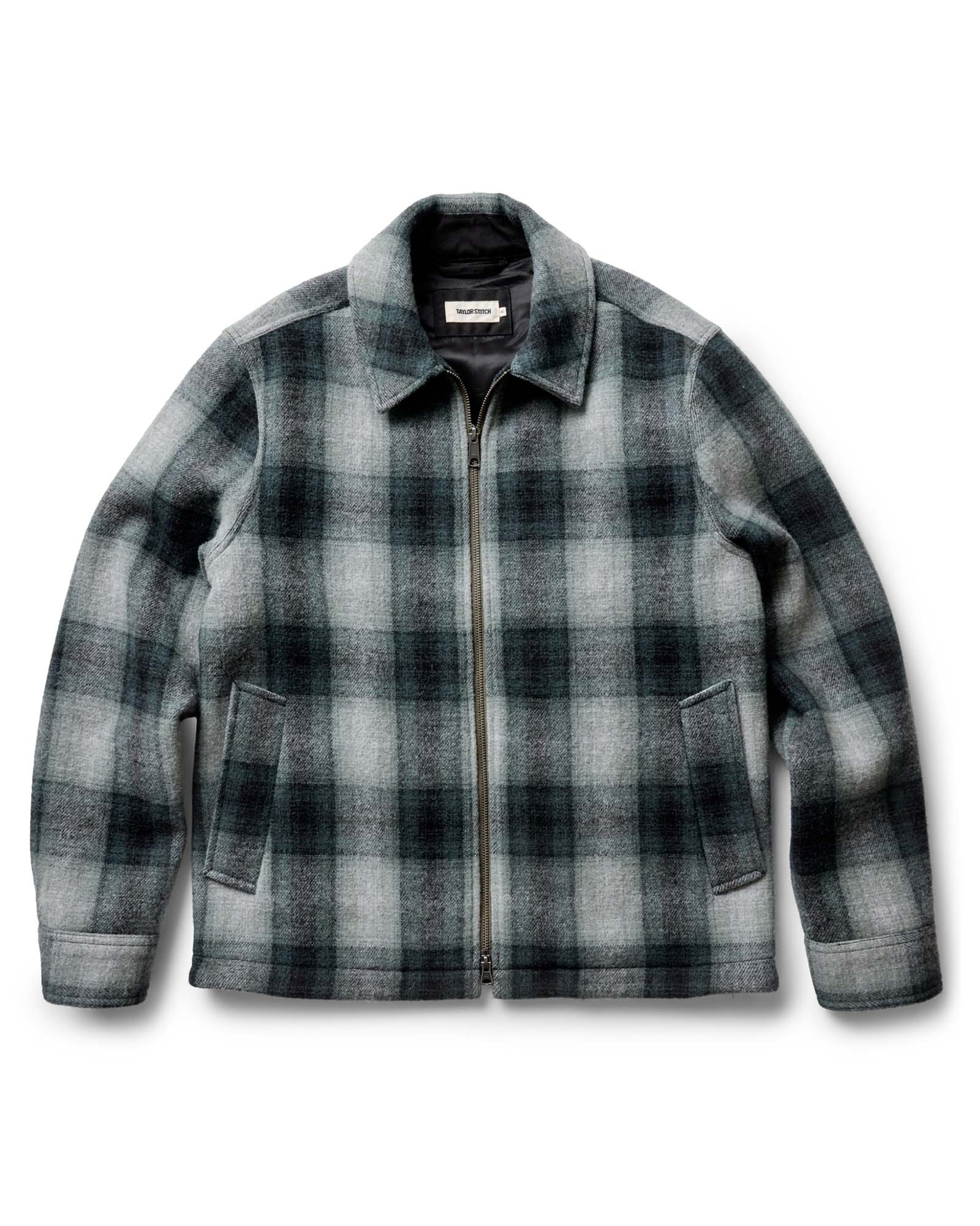 The Waterfront Jacket in Evergreen Plaid Wool