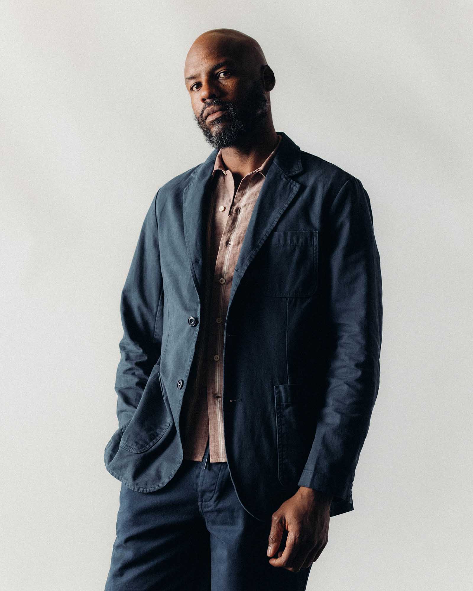 The Foundation Sportcoat in Organic Navy Twill