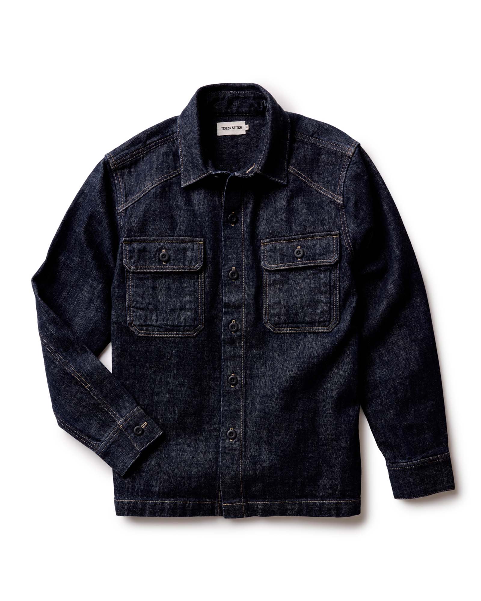 The Shop Shirt in Rinsed Indigo Selvedge
