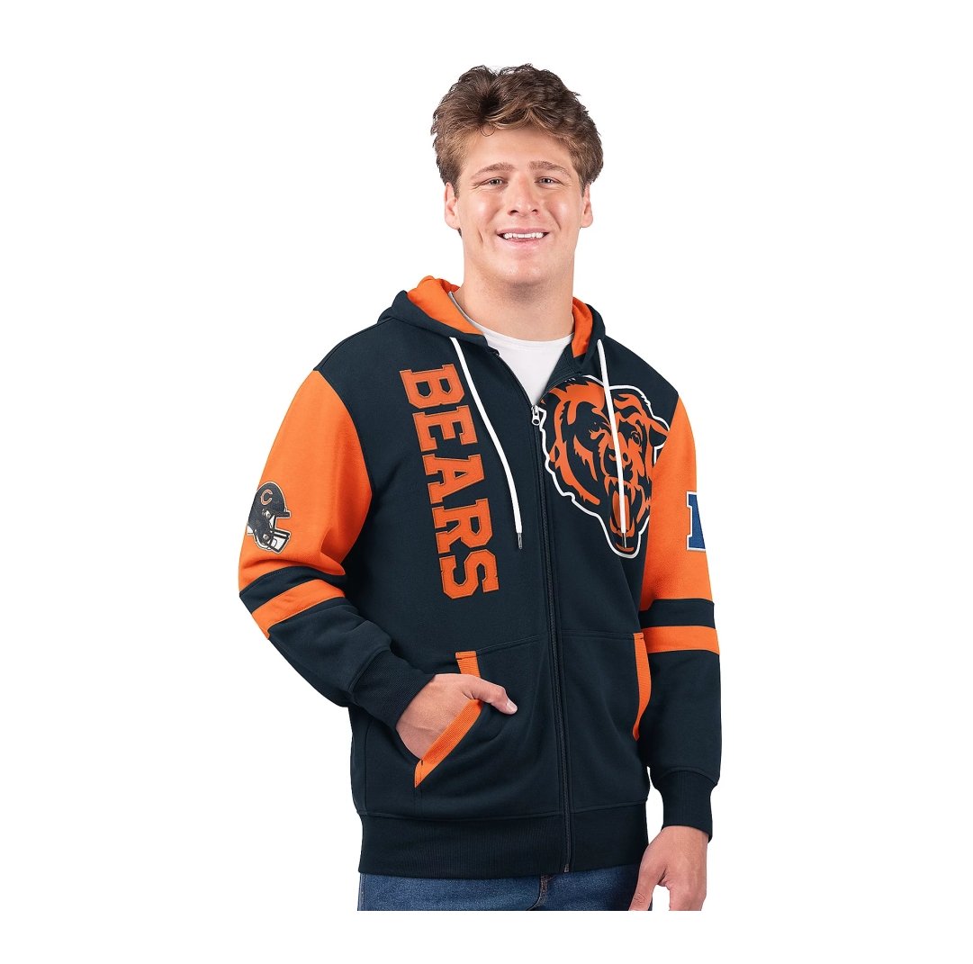 🎉Limited Time Promotion💝Only Today Buy 2 Get 2 Free ✨NFL Full Zip Hooded Sweatshirt
