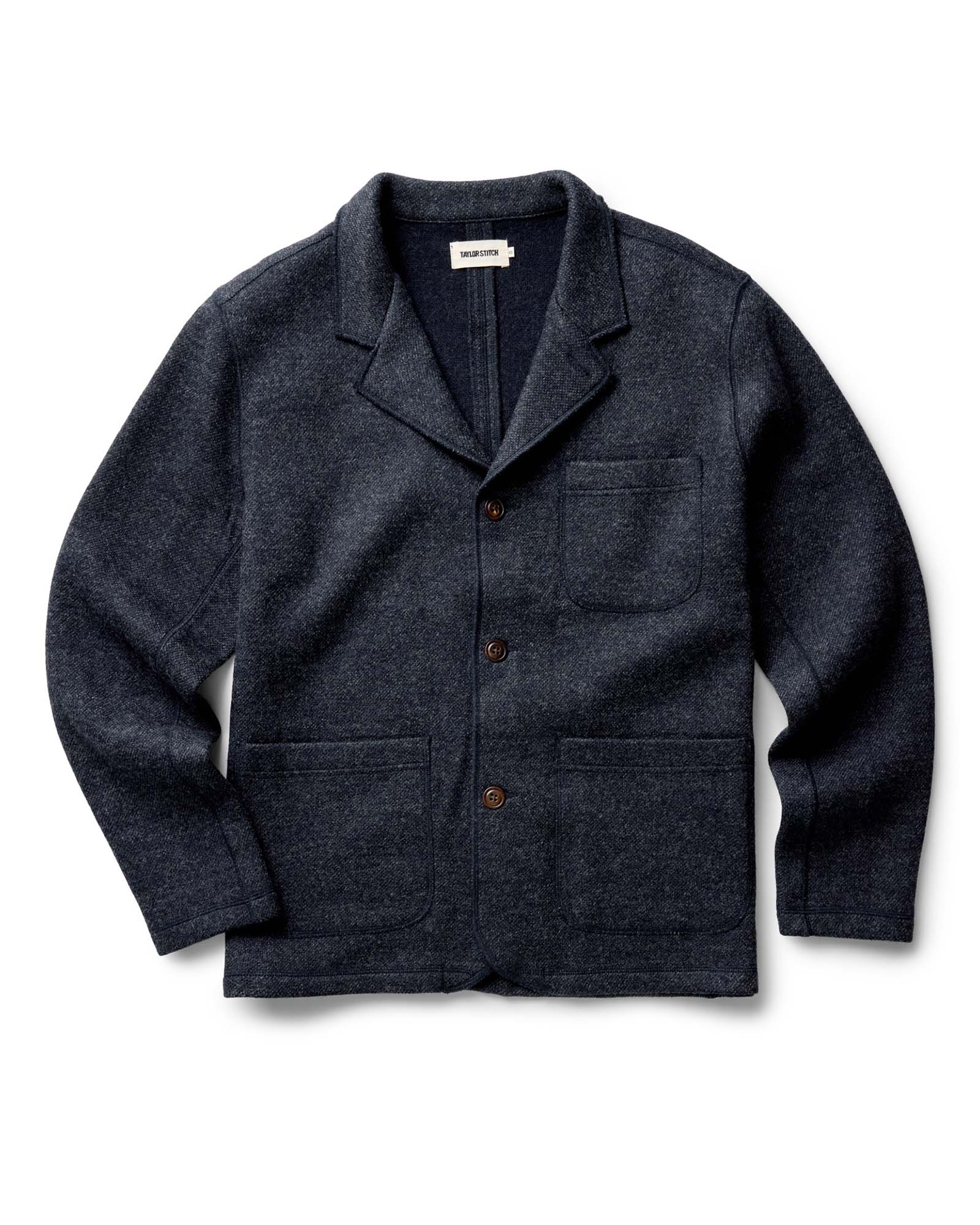 The Evans Blazer in Navy Birdseye Wool
