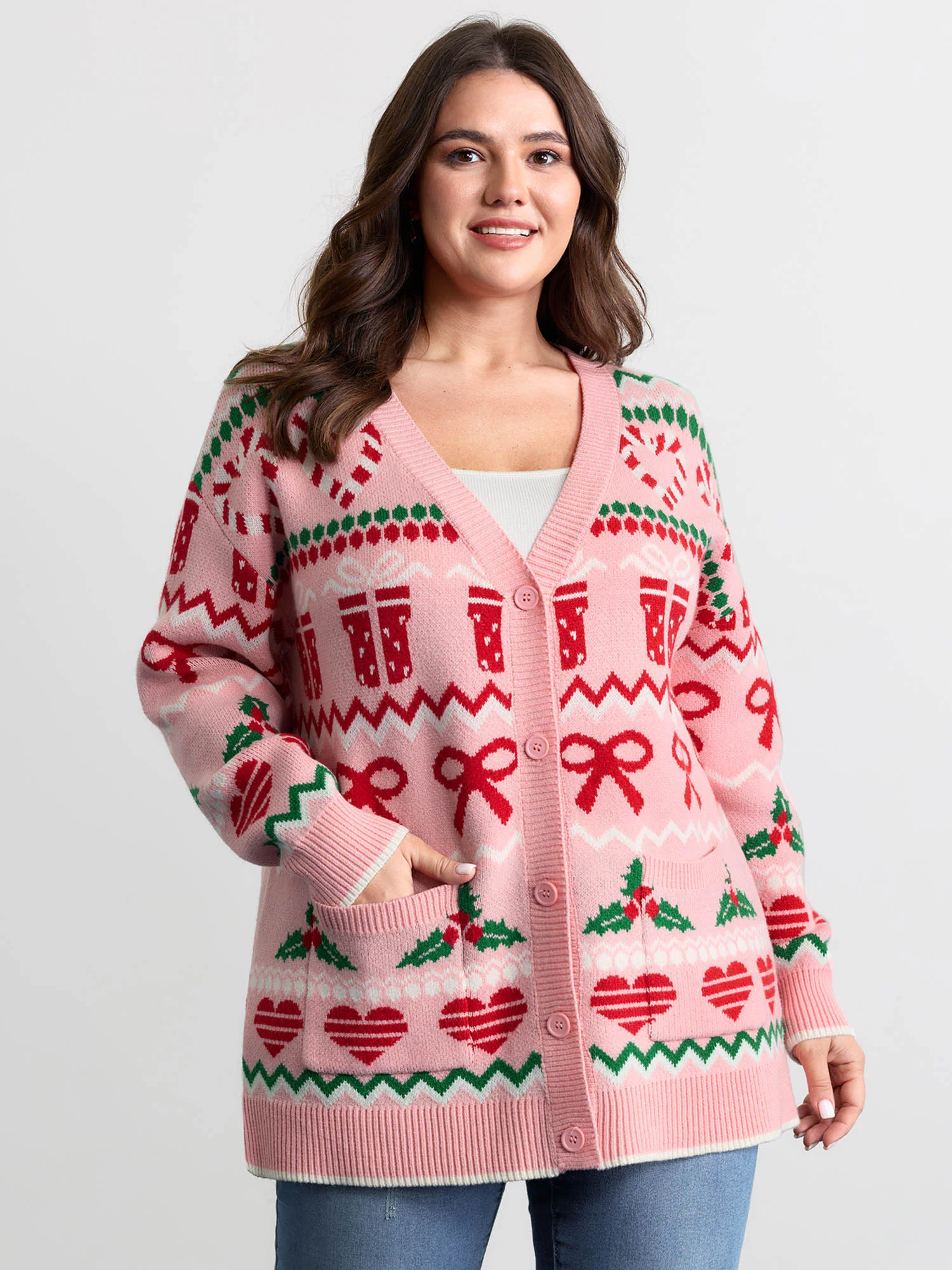 Supersoft Everything Holiday Knit Cardigan