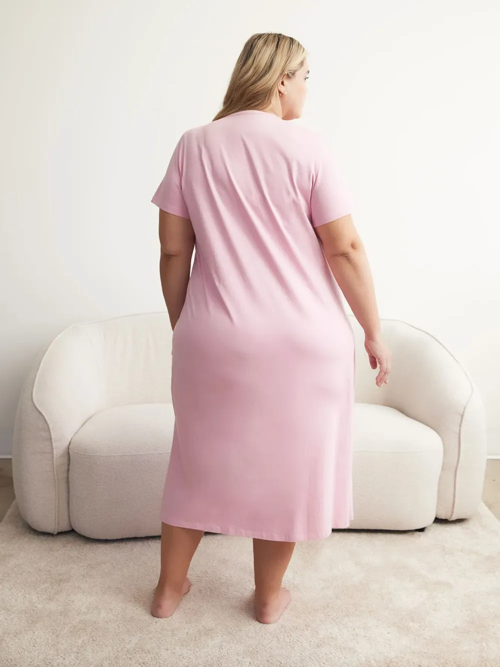 Short-Sleeve Long Sleepshirt